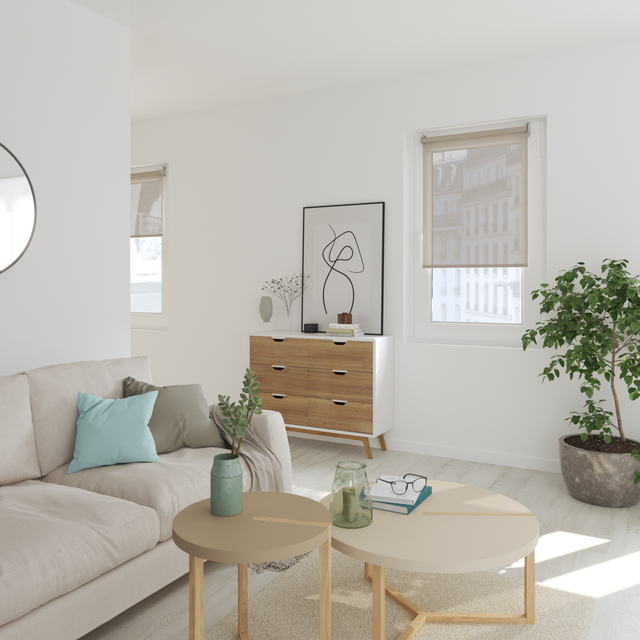 Ramka na zdjęcia Milo 50 x 70 cm czarna MDF Inspire