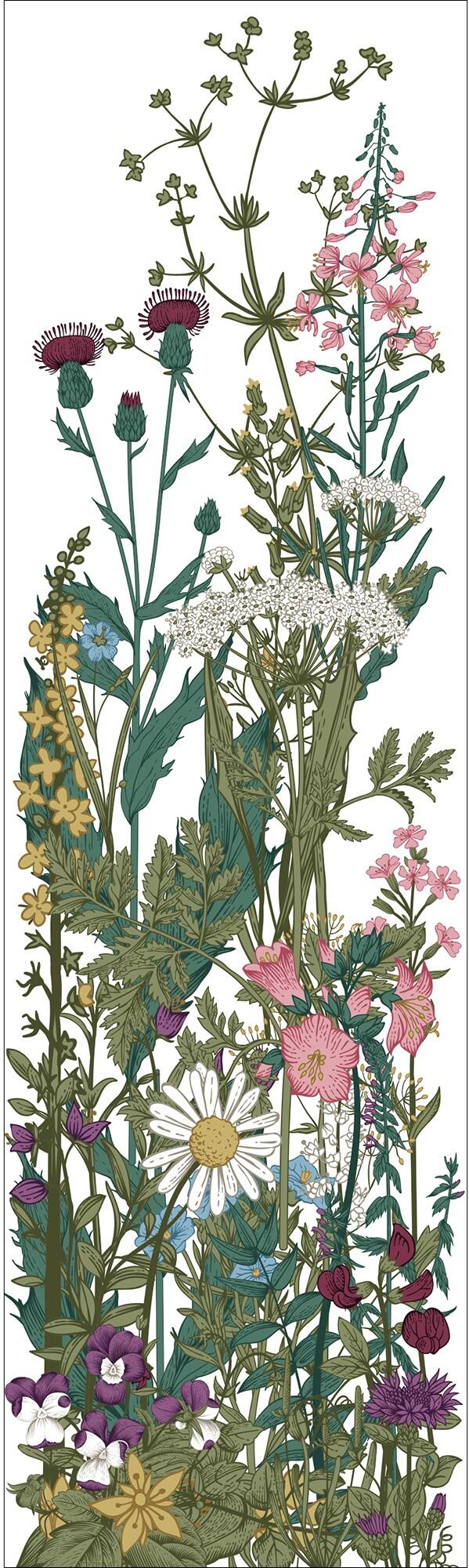 Mural Pvc texturado superlavable naturaleza Palladio verde 75 x 250 cm PLAGE - 4