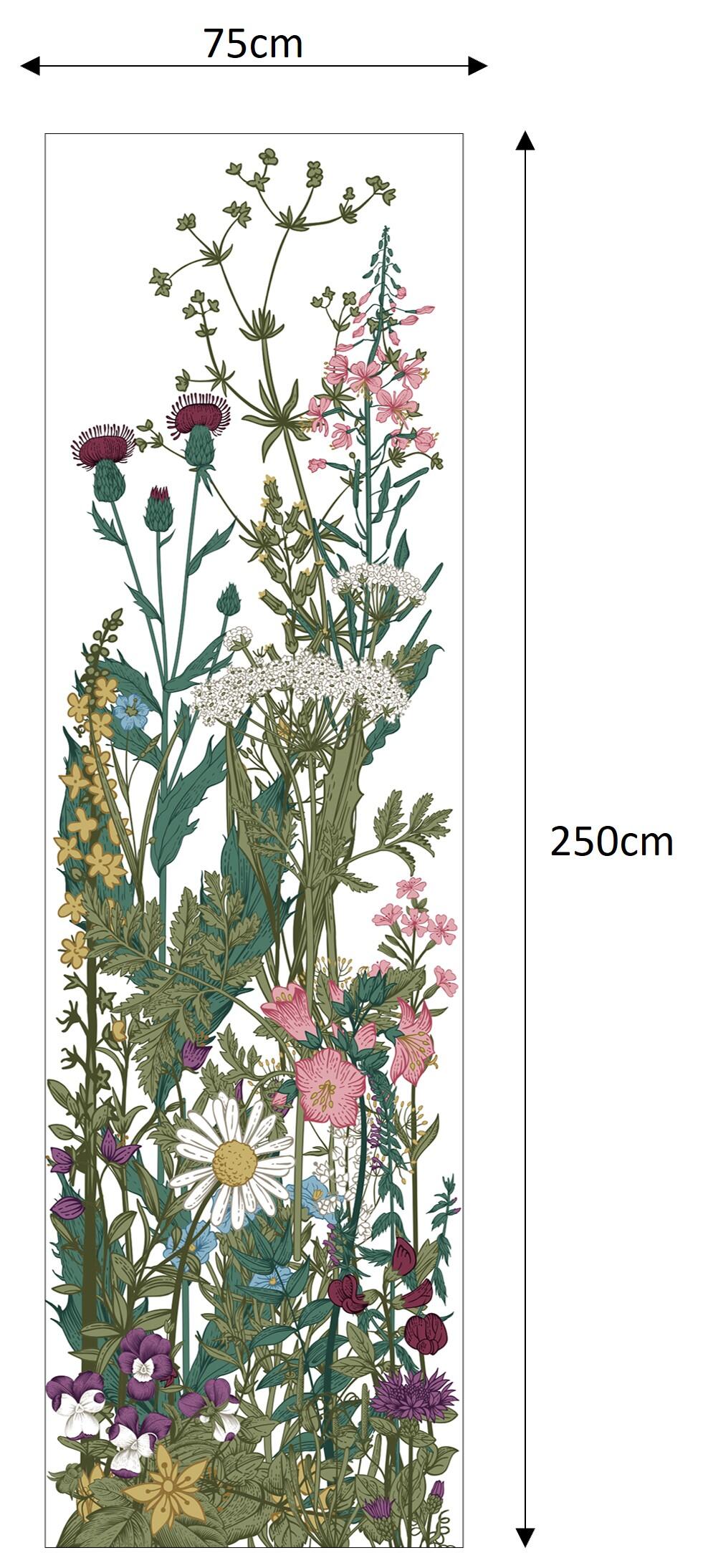 Mural Pvc texturado superlavable naturaleza Palladio verde 75 x 250 cm PLAGE - 3