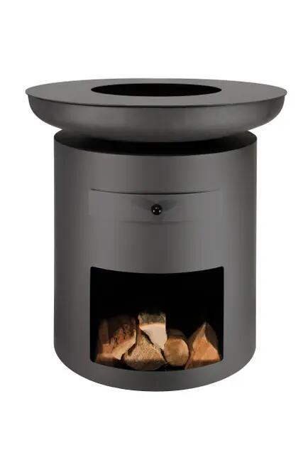 Braséro, plancha Sioux XL diamètre 80cm hauteur 88cm Buschbeck