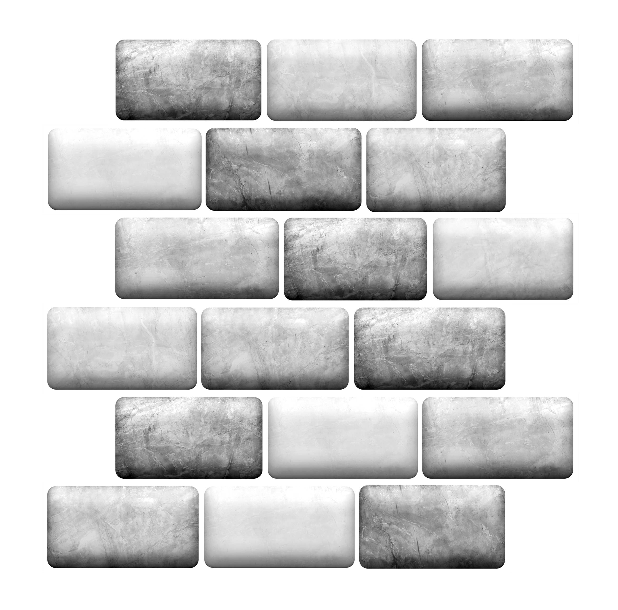 Panele ścienne PCV dekoracyjne do kuchni Grey Brick