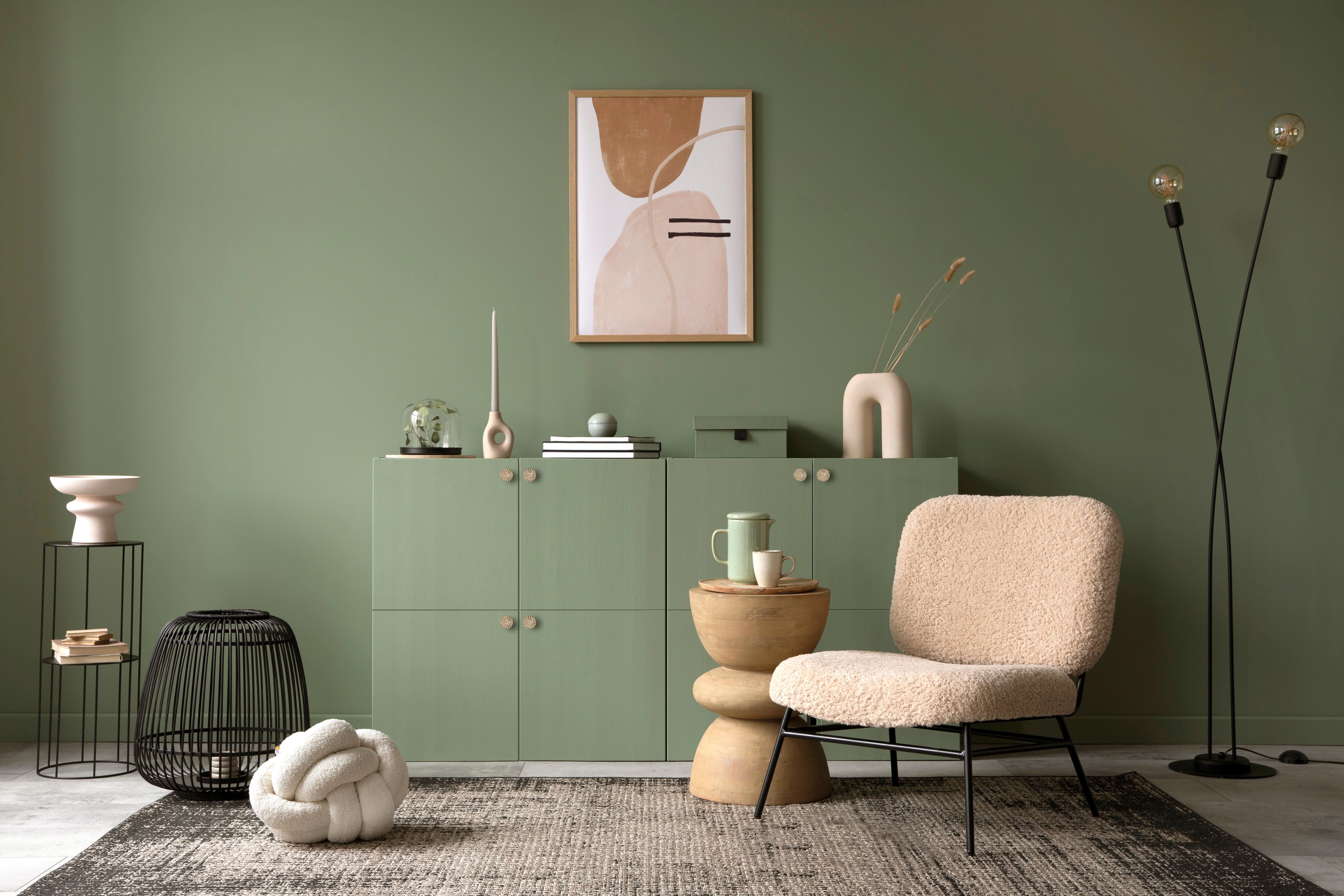 2 Puxadores para móvel Nesu mango branco desgastado 40mm - 2