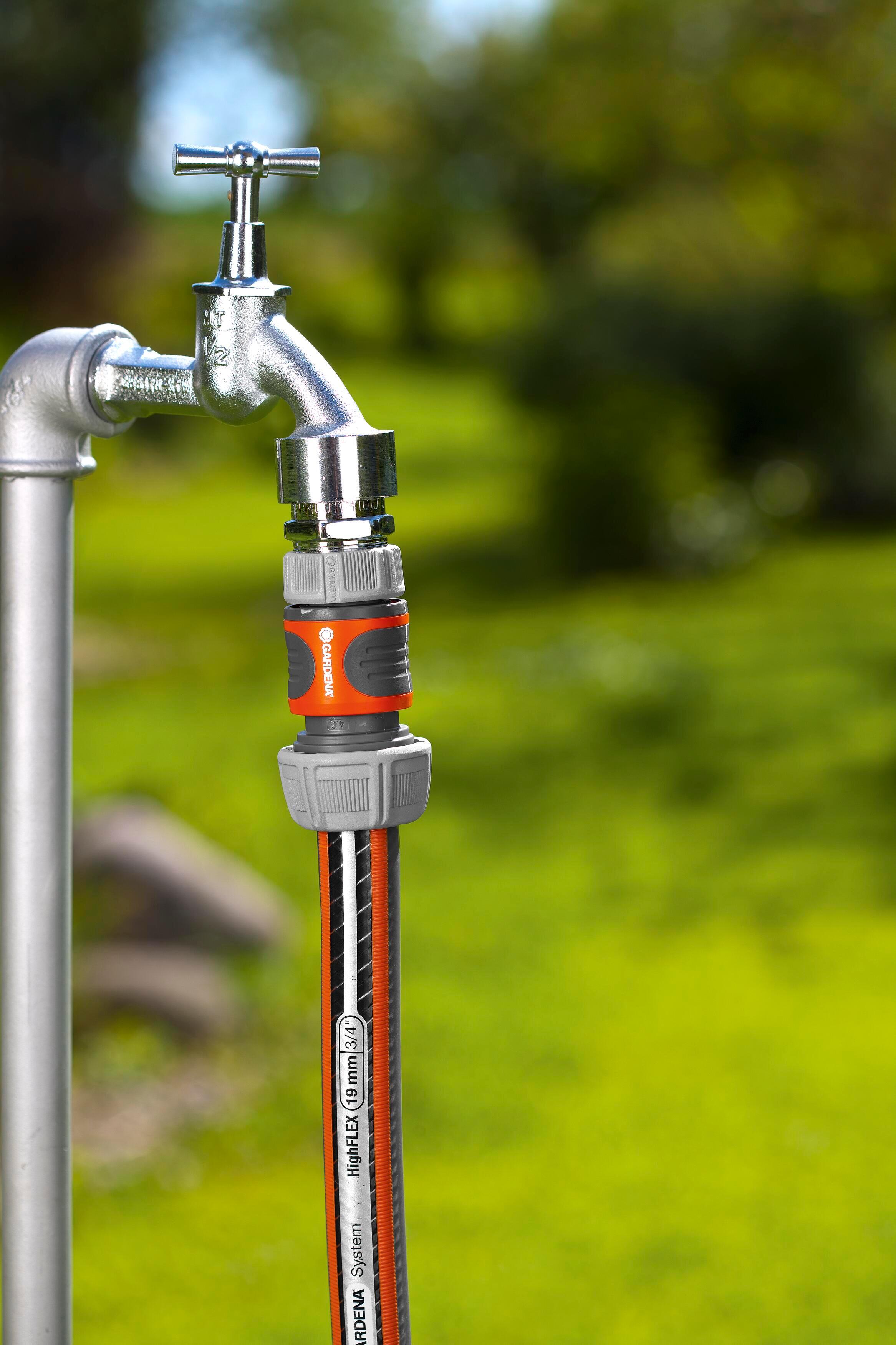 Raccordo automatico per tubi GARDENA Original System Ø 19 mm per tubi da Ø 19 mm(3/4