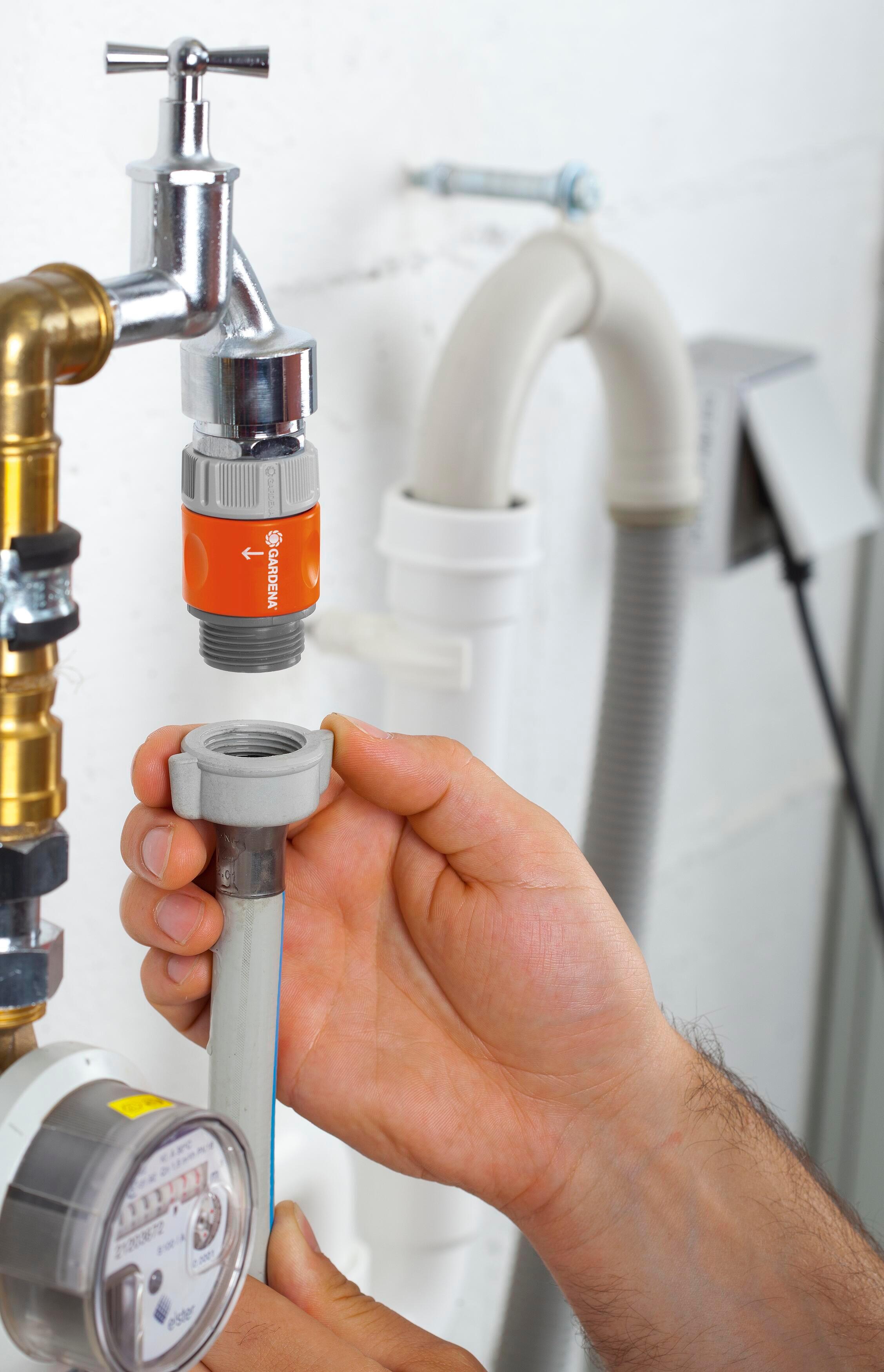 Punta de grifo GARDENA  de abs mm - 2