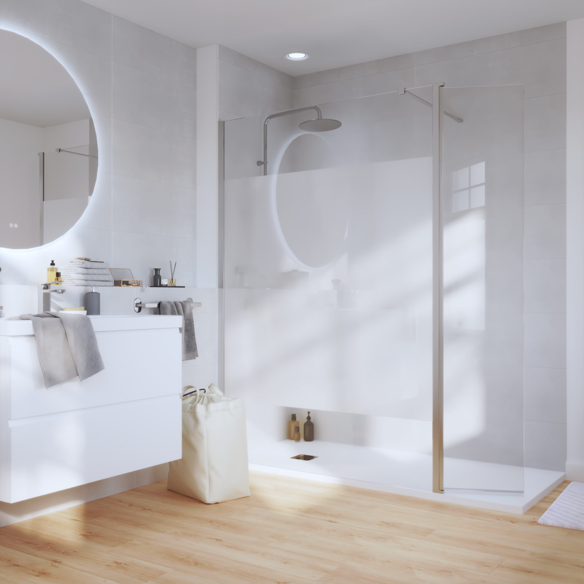 Plato de ducha Remix 170x70 cm blanco - 2