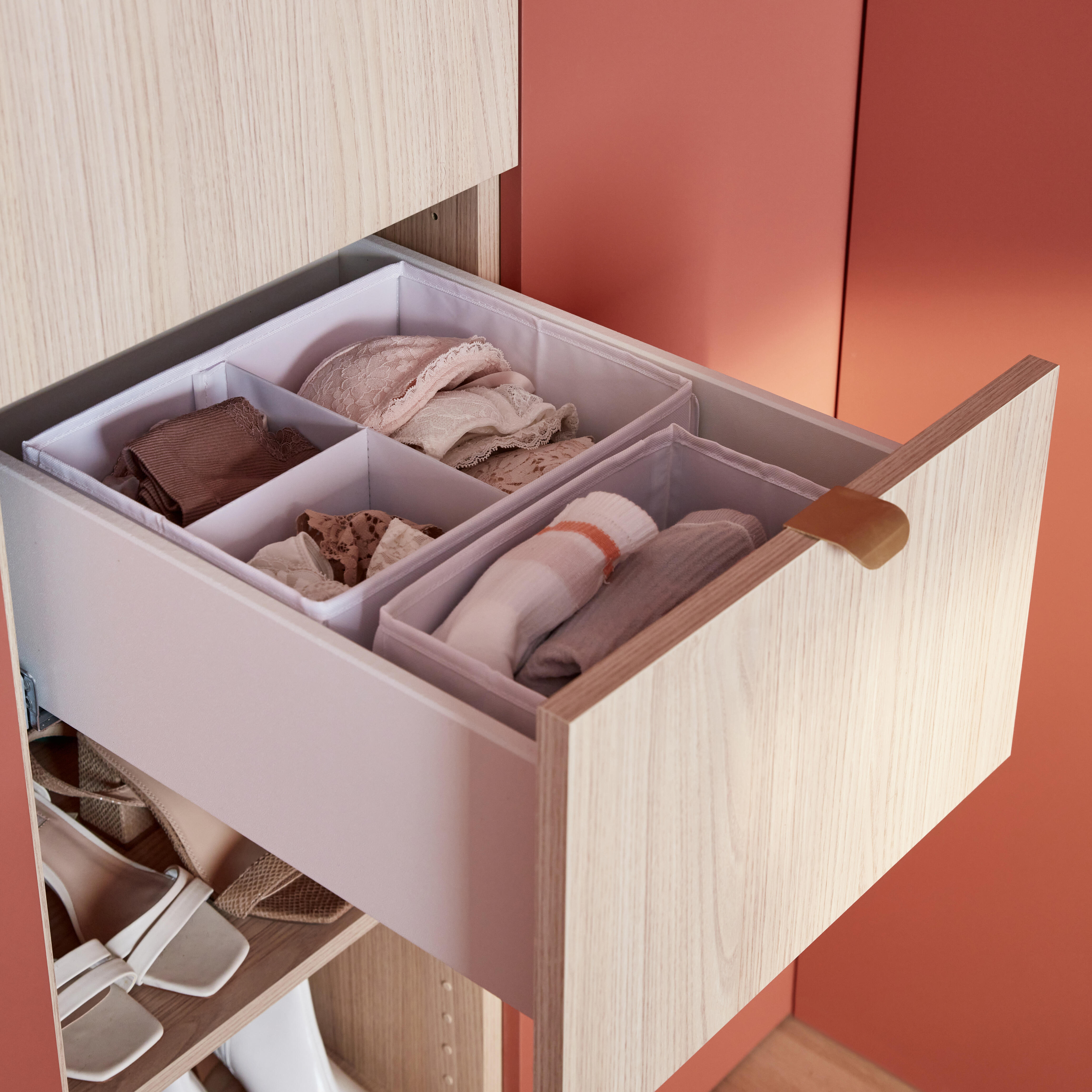 Lot de 2 poignées INSPIRE pour meubles Evo'M Oslo laiton brossé 45mm - 4