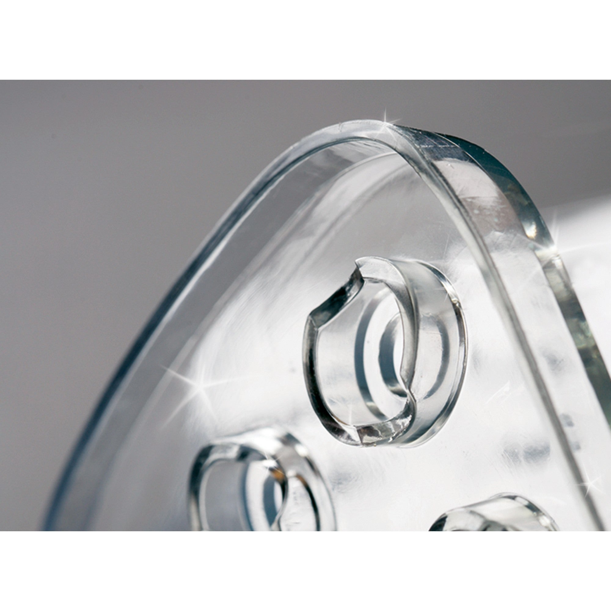 Tapete para lava-louça pvc rectangular 31 x 27,5 cm transparente Wenko Kristall - 3