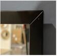 Miroir rectangulaire Verrière à composer (x5) noir INSPIRE, l.150 x H.110 cm - 12