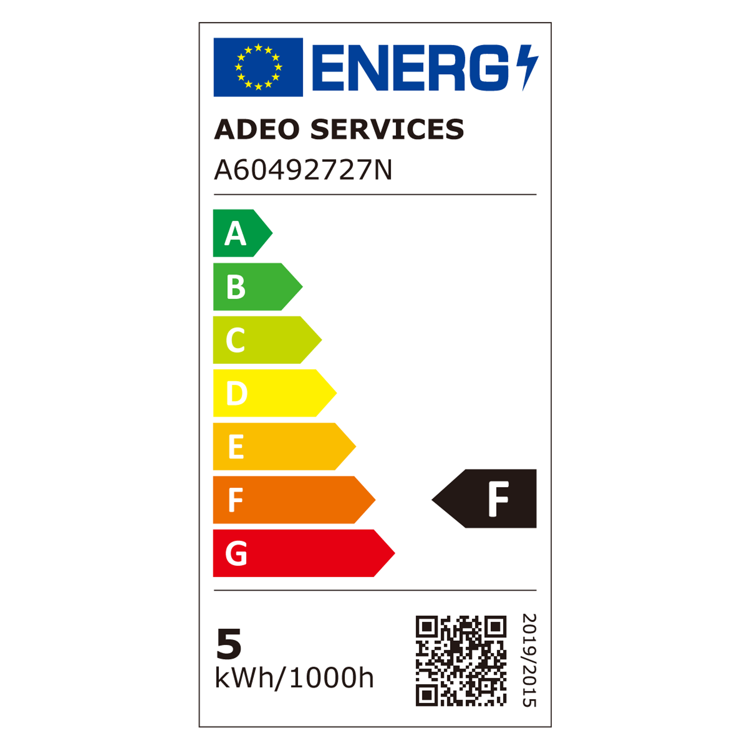 Lampadina LED, E27 goccia, smerigliato, luce calda, 4.9W = 470 LM (equiv 40 W), 240° - 7