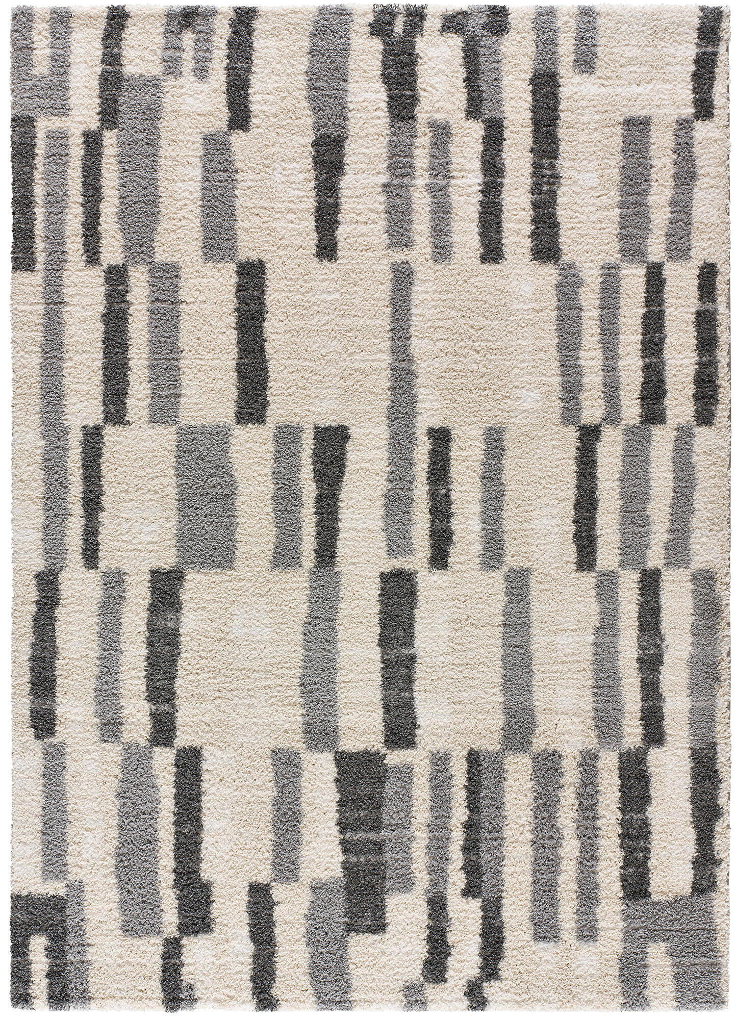 Alfombra polipropileno enya 8733 plata plata 133x190cm