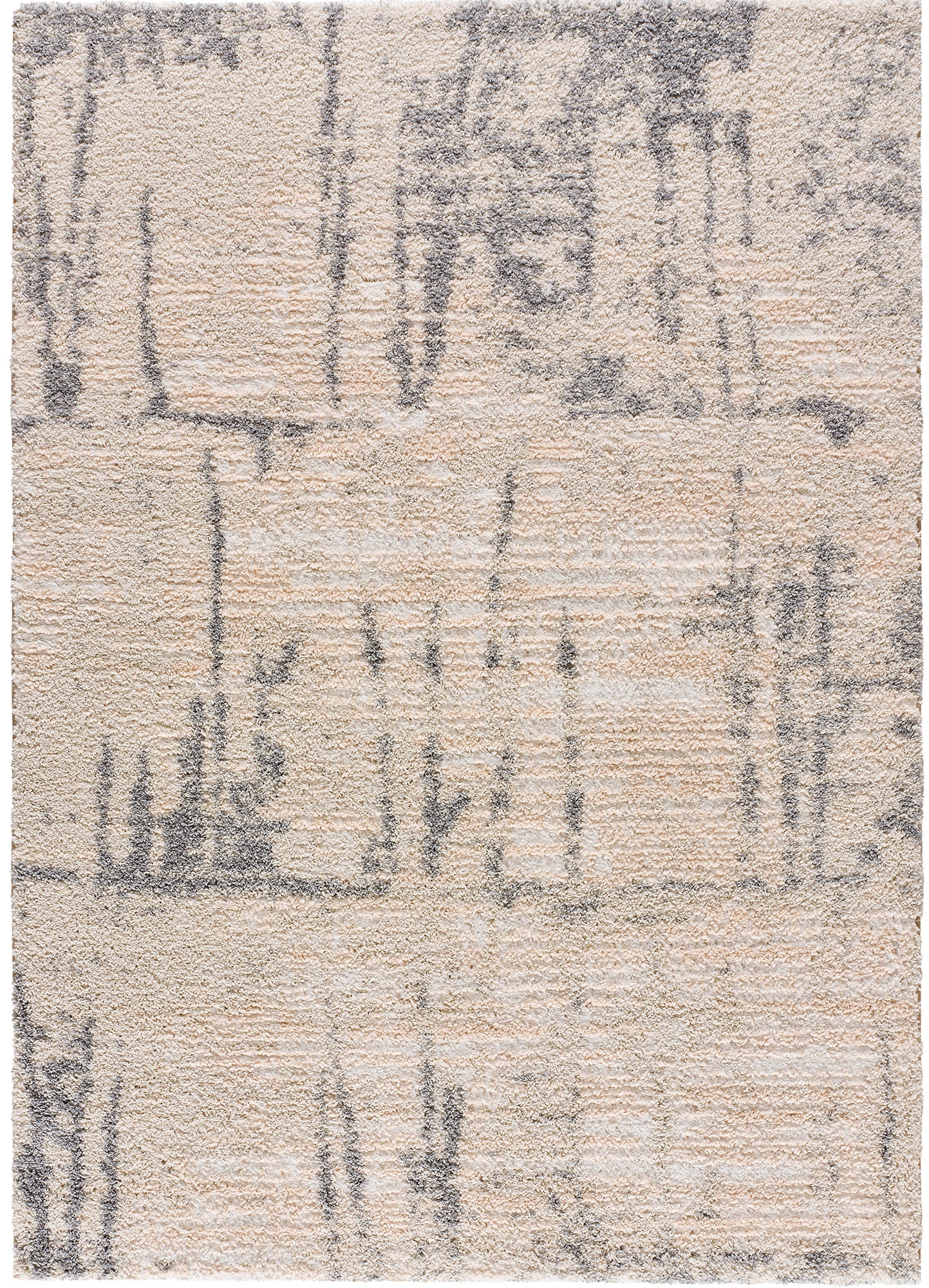 Alfombra polipropileno enya 8730 plata plata 160x230cm