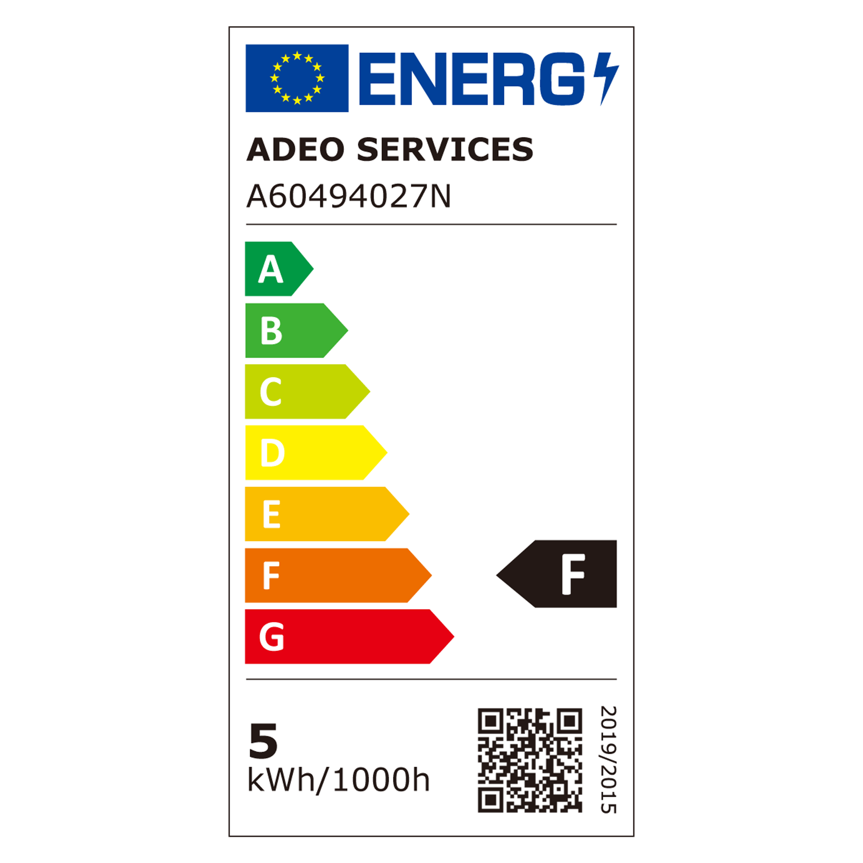 Ampoule led,  E27, 470lm = 40W, blanc neutre - 6