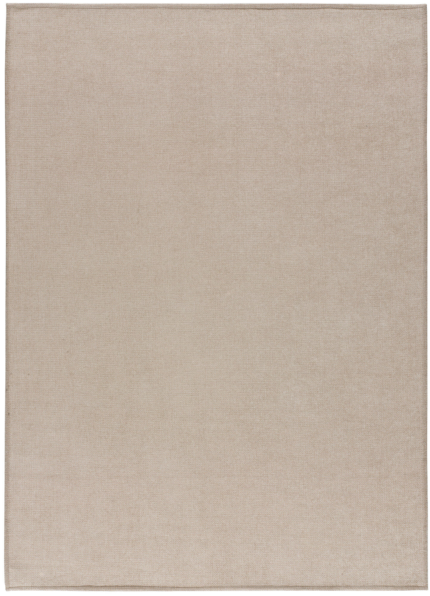 Alfombra poliéster tejido plano base antideslizante harris liso liso beige 140x200cm