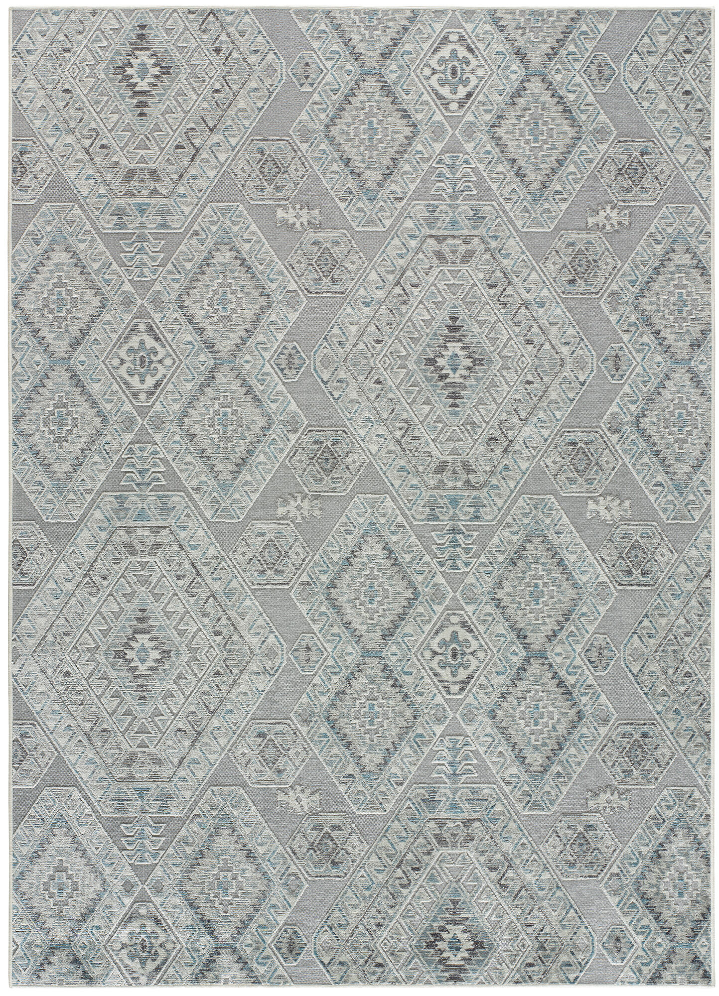 Alfombra viscosa arlette 37 azul 160x230cm