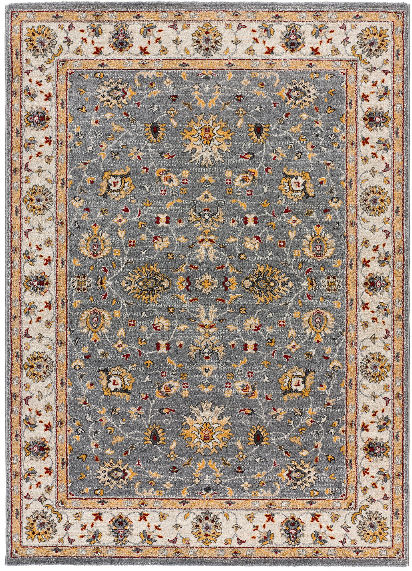 Universal Xxi  Alfombra Polipropileno Classic 140X200cm Pelo Corto Oriental Plata , Leroy Merlin