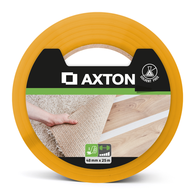 Ruban adhésif  marron AXTON L.25 m x l.48 mm