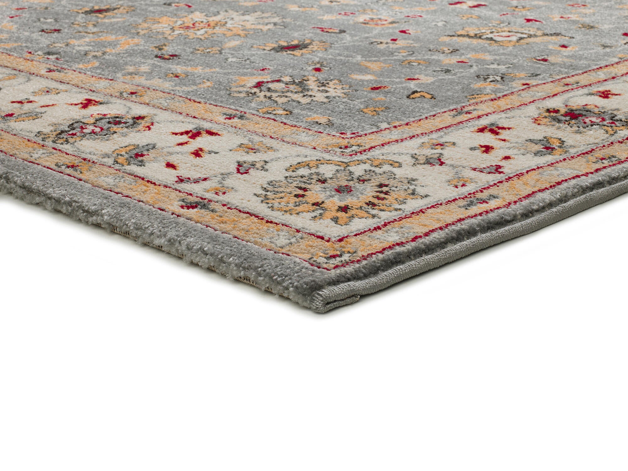 Alfombra pie de cama polipropileno Classic 80x150cm pelo corto plata - 4