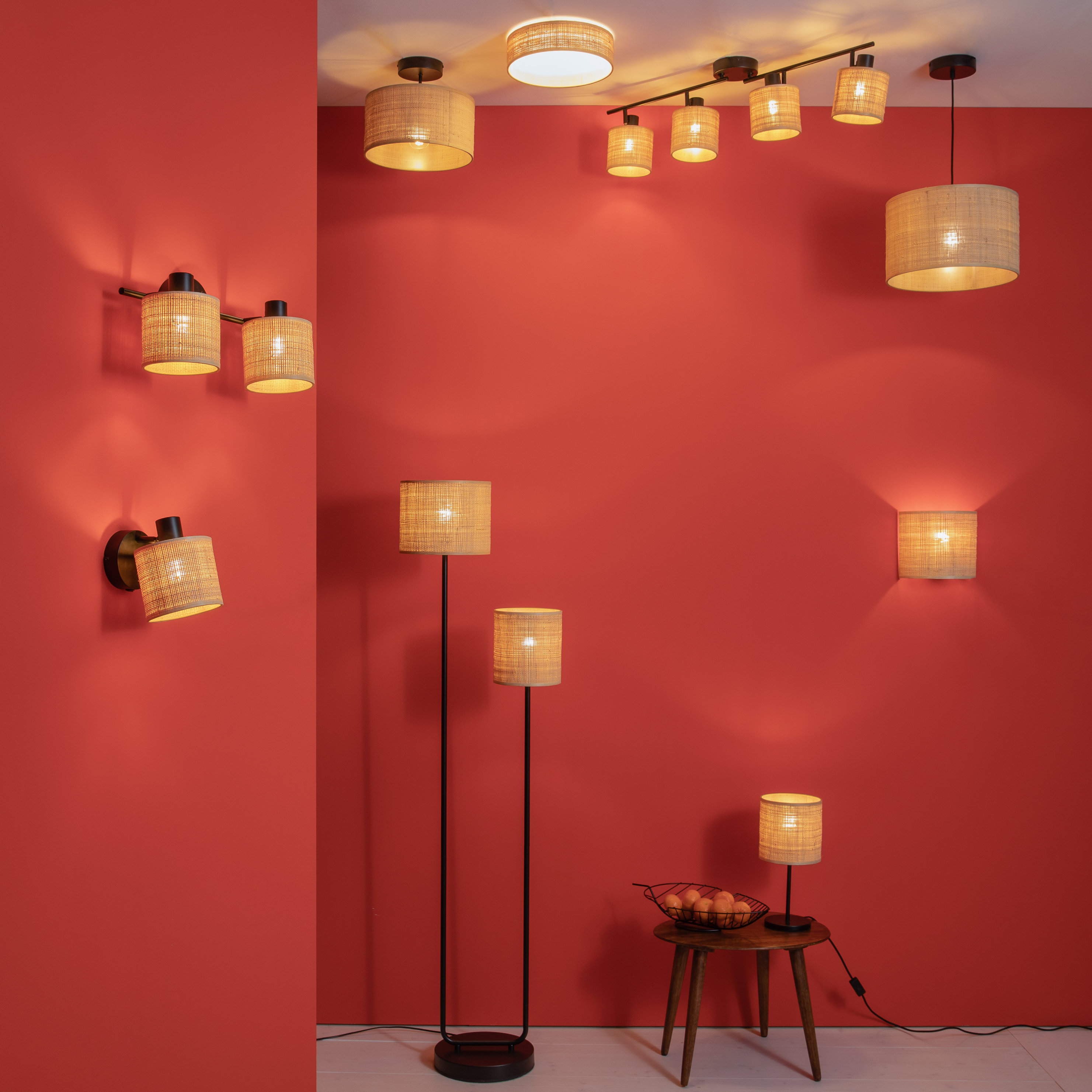 Foco decorativo INSPIRE CARVI E14 17cm 1 luz preto - 13