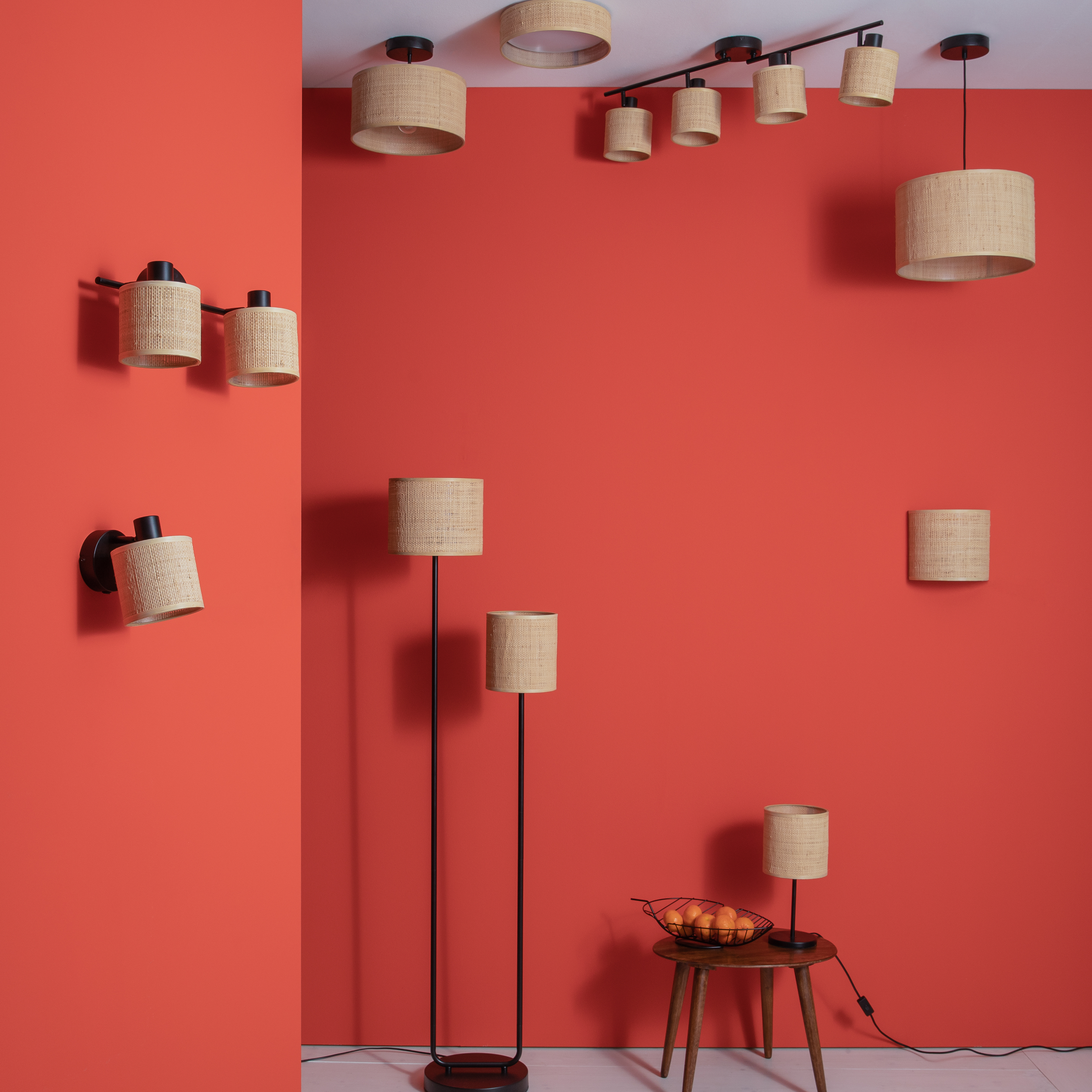 Foco decorativo INSPIRE CARVI E14 17cm 1 luz preto - 12