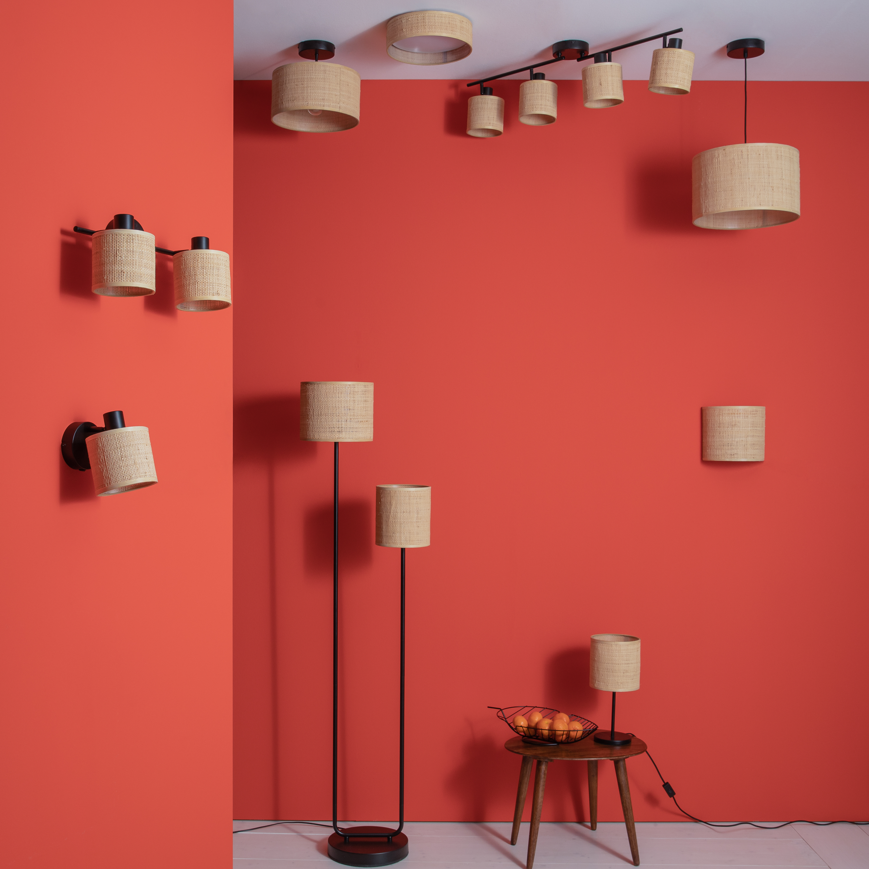 Foco decorativo INSPIRE CARVI 4 luzes 76 cm metal - 11