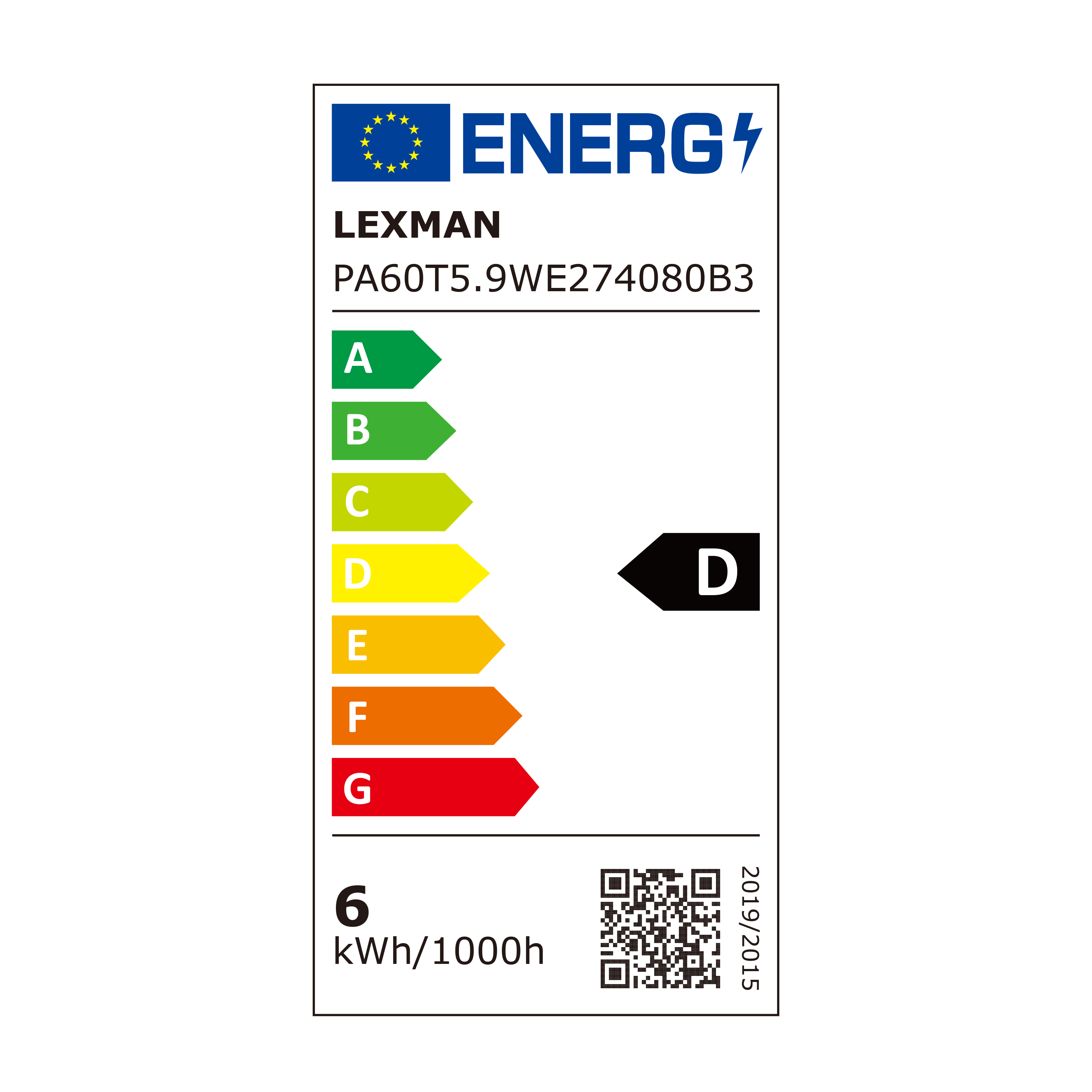 Lot de 3 ampoules led, E27, 806lm = 60W, blanc neutre, LEXMAN - 7