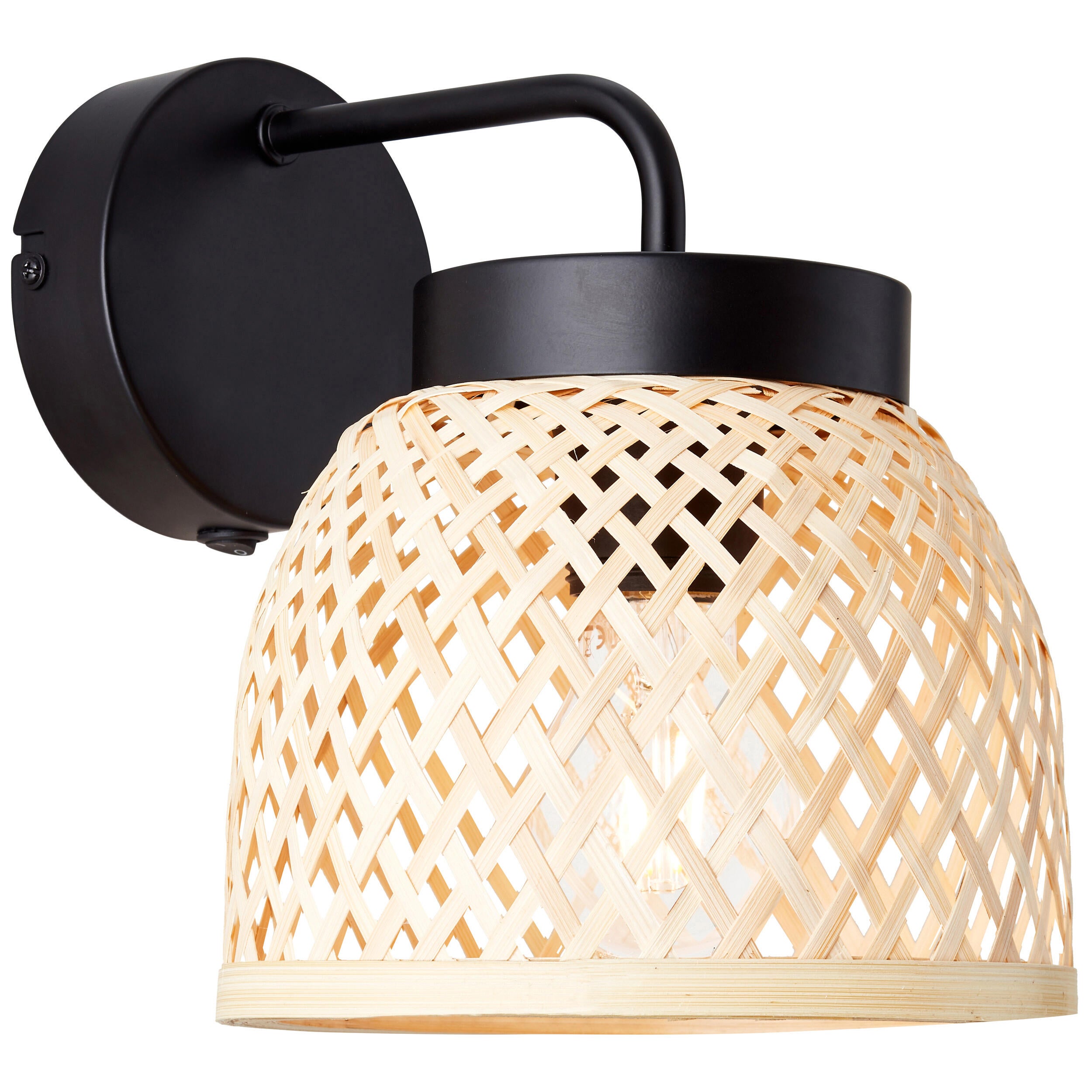 Aplique ninon inspire e27 bambu natural