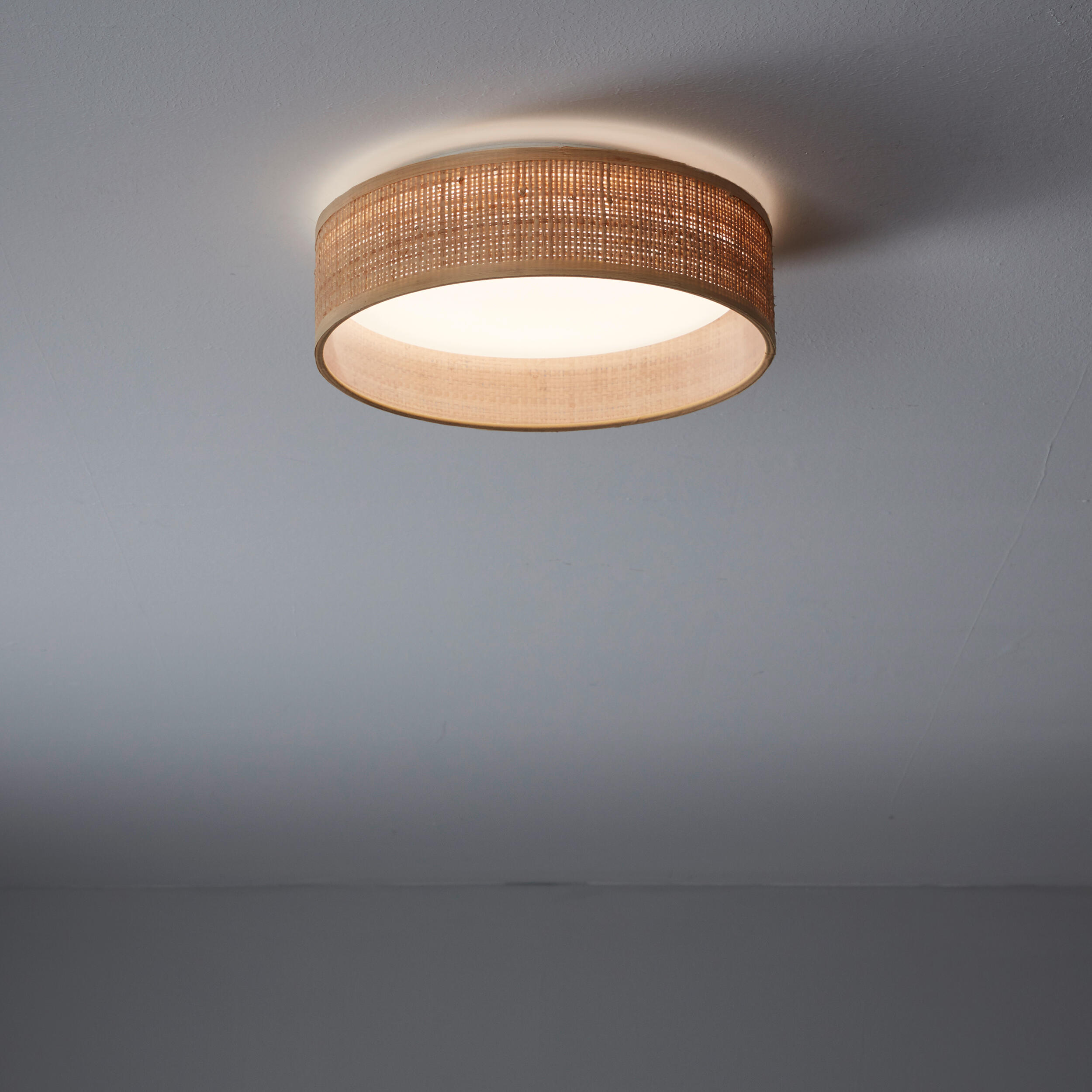 Plafón LED redondo beige CARVI 3840 lm color de la luz de cálida a fría CCT (3000K-6500K) ø33 cm IP20 - 2