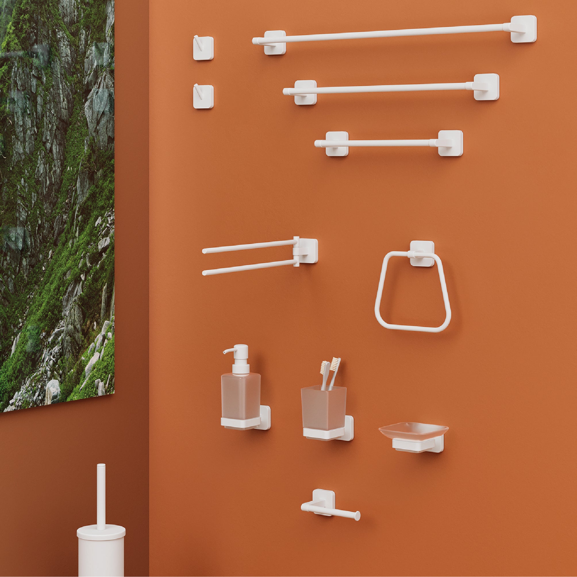 Toallero   Tonga  barnizado 60x4.7 cm - 3