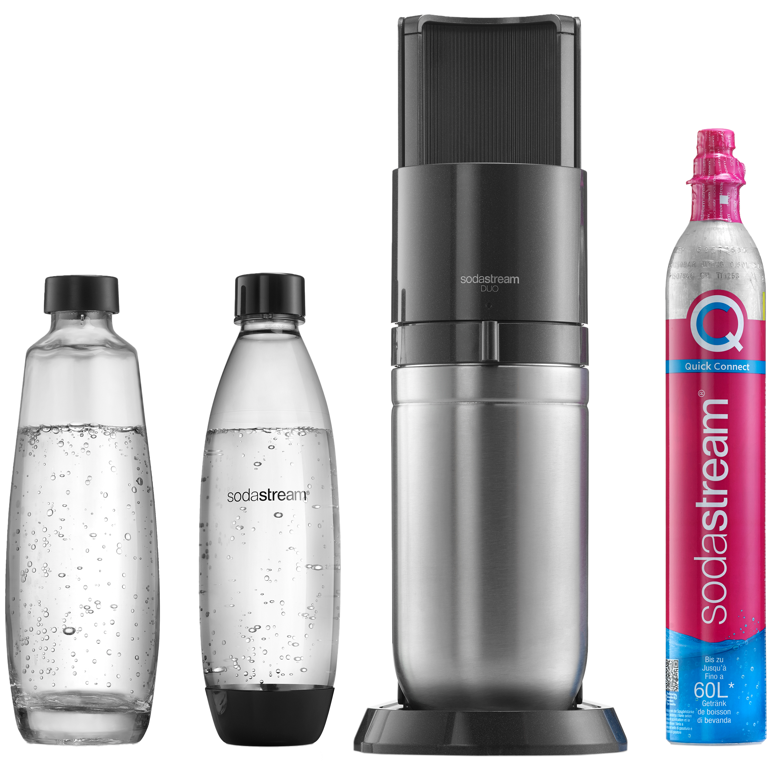 Saturator do gazowania wody Duo czarny SodaStream