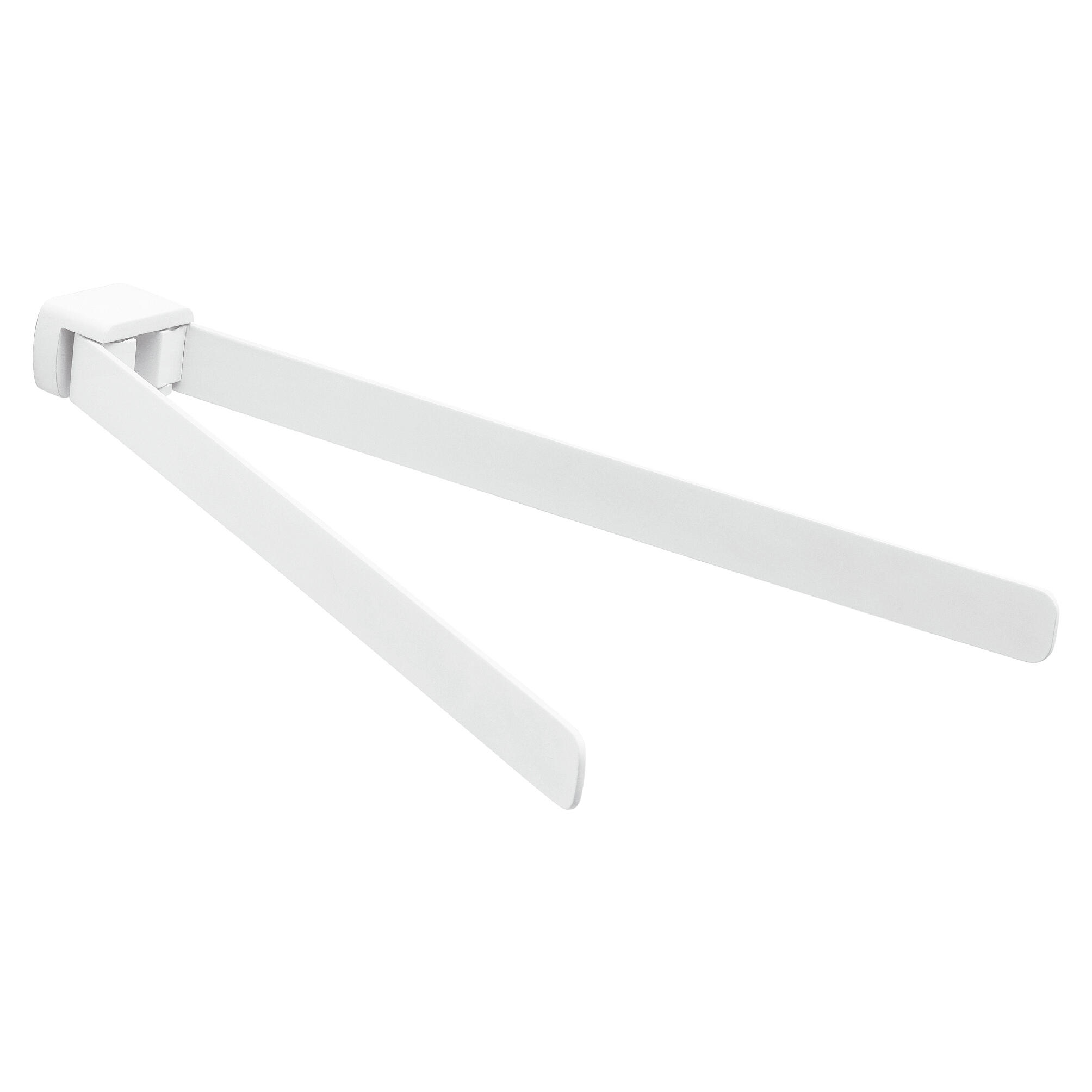 Toallero atornillar pirenei blanco barnizado 35.9x3.3 cm