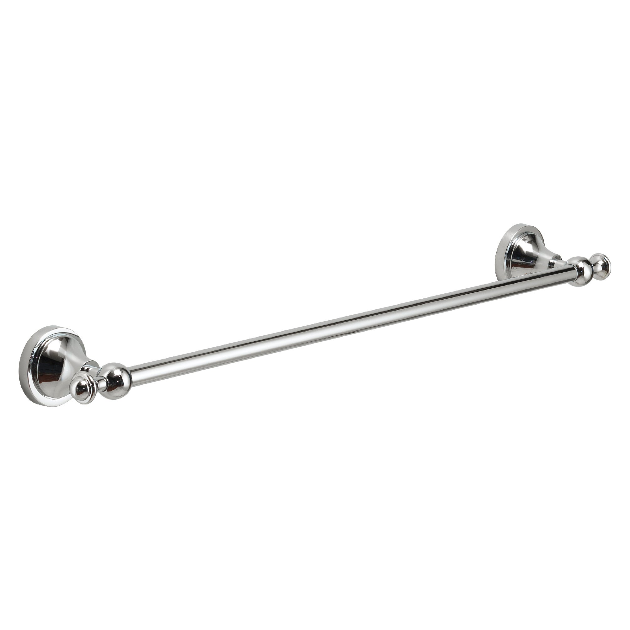 Toallero atornillar nevis plata cromado brillante 64.8x6 cm