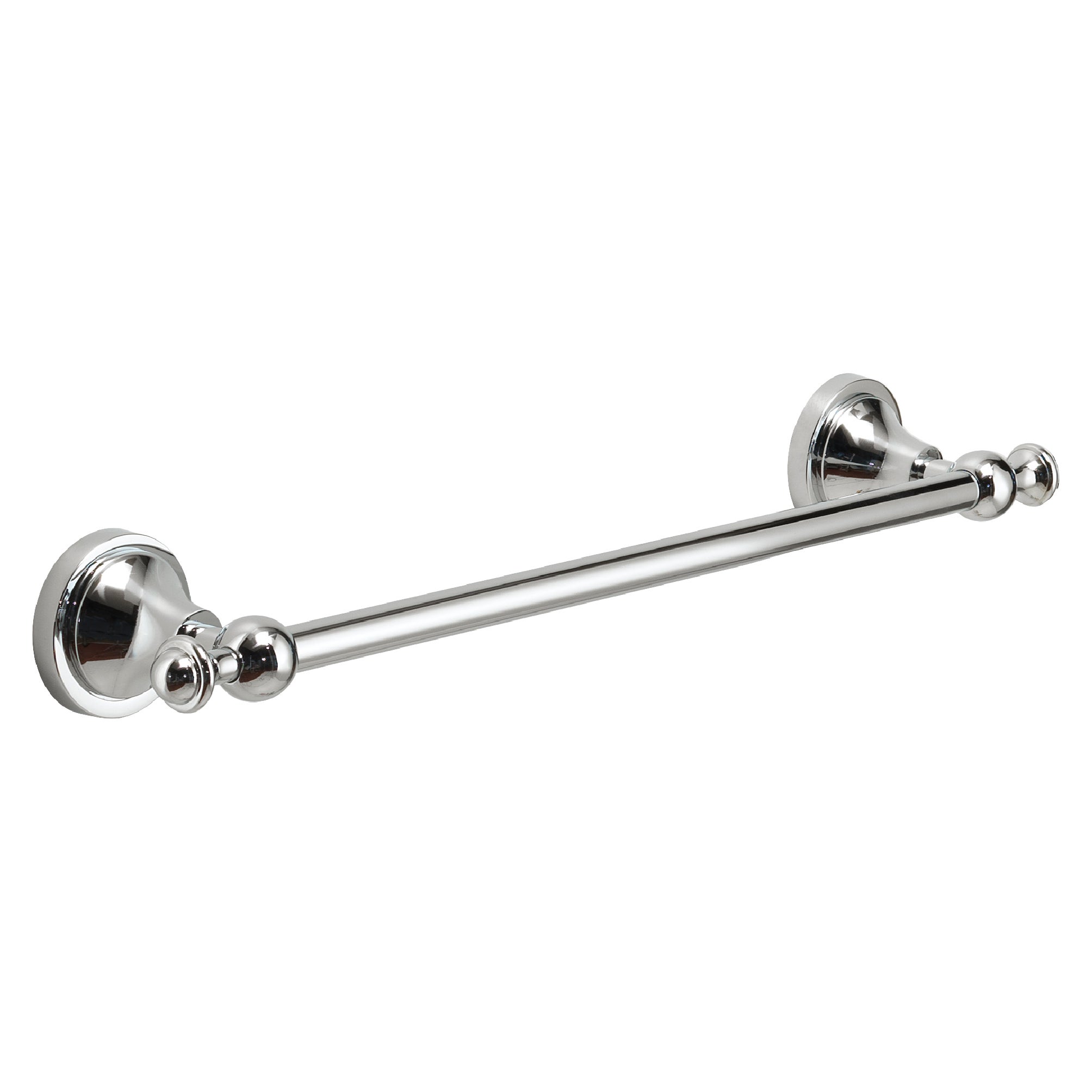 Toallero atornillar nevis plata cromado brillante 34.8x6 cm