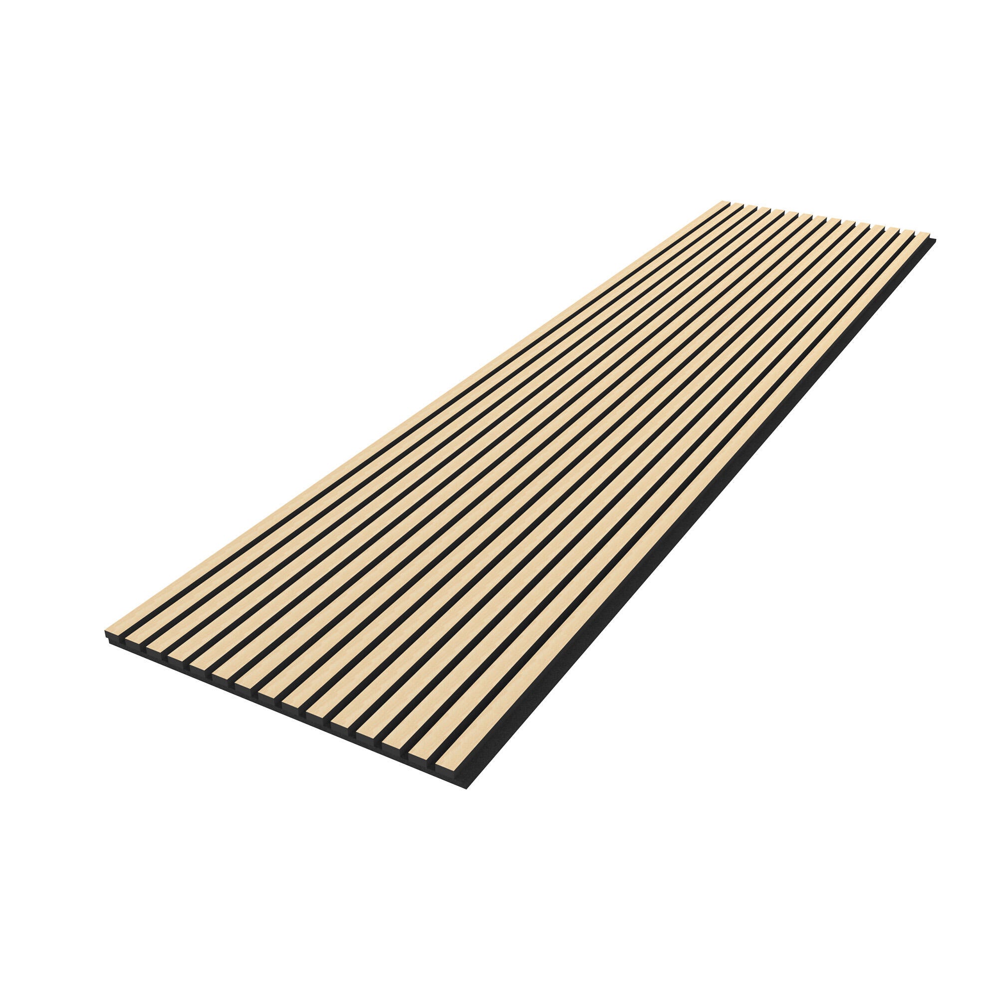 Painel ripado em madeira Nature Maple 240x60x2.1cm - 3