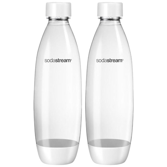 Zestaw butelek Fuse 1 l biały 2 szt. SodaStream