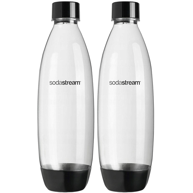 Butelka Fuse 1 l czarna 2 szt. SodaStream
