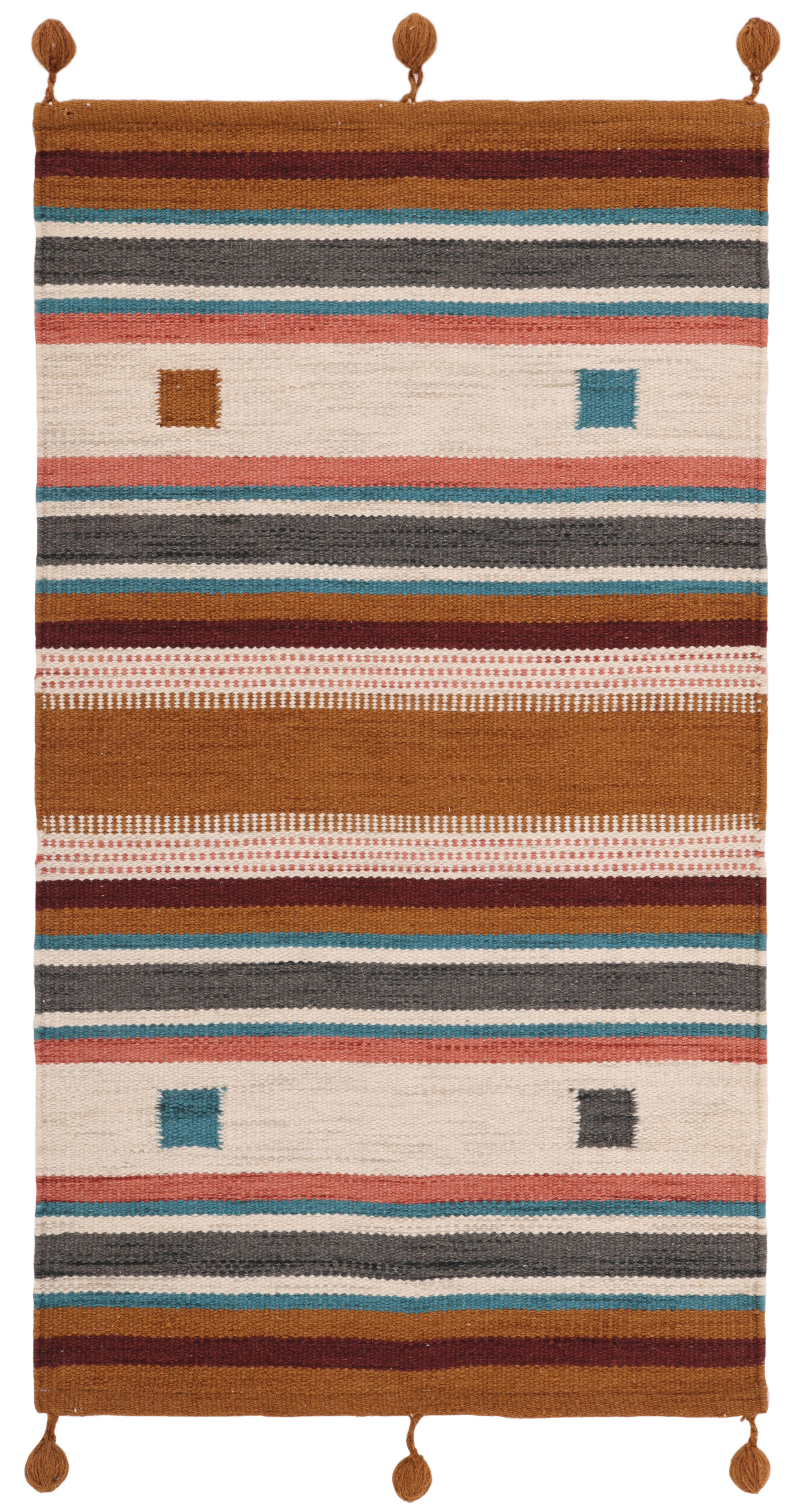 Alfombra lana capadocia gold multicolor rectangular 140x200cm