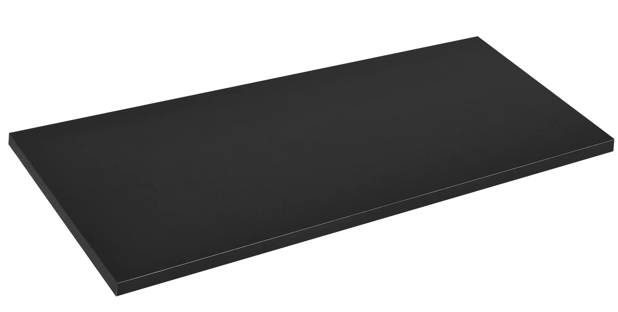 Półka ścienna meblowa Czarna 1.8x30x80 cm Floorpol