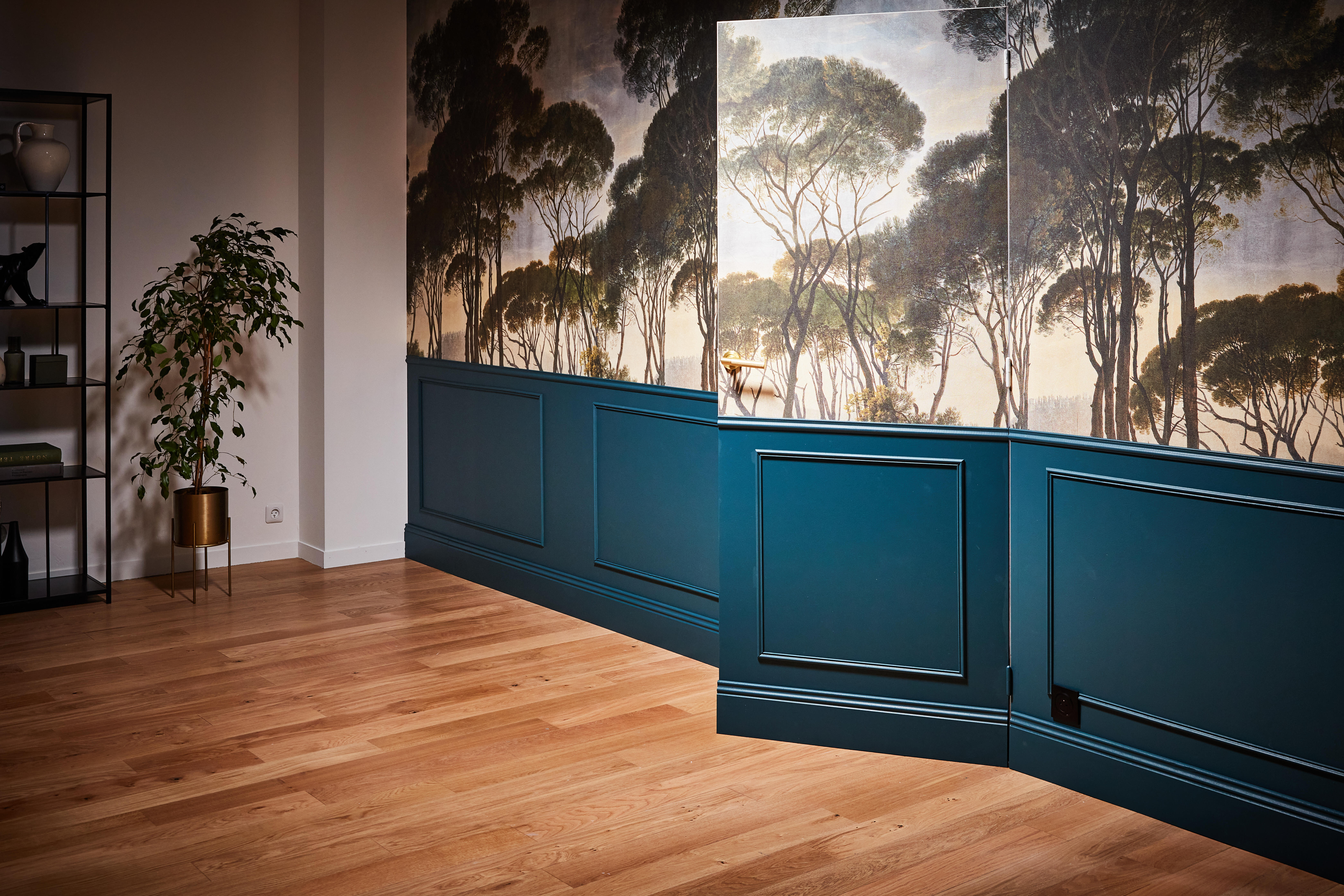 Papier peint panoramique Nature historique multicolore, l.159 x H.280 cm - 5