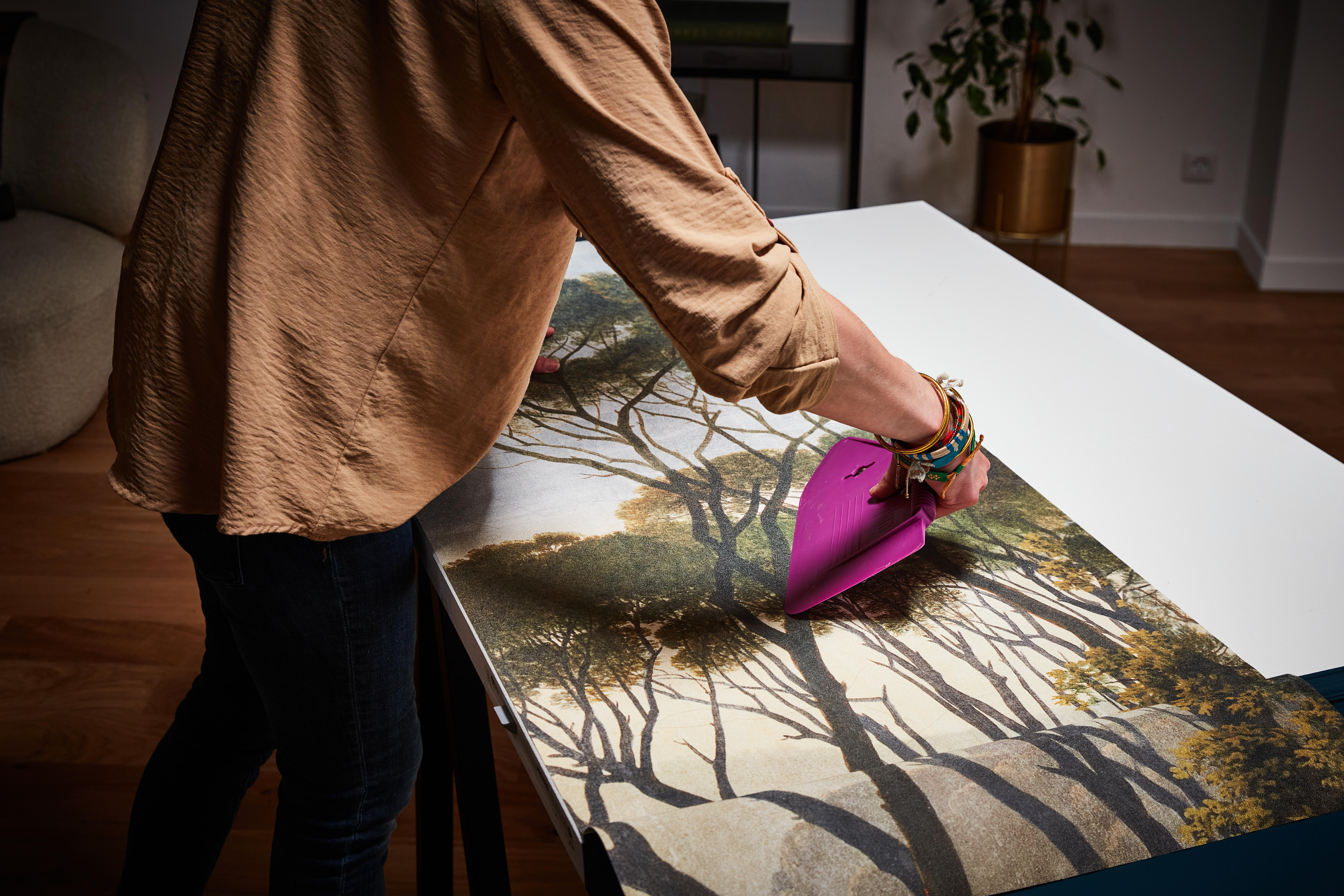 Papier peint panoramique Nature historique multicolore, l.159 x H.280 cm - 7