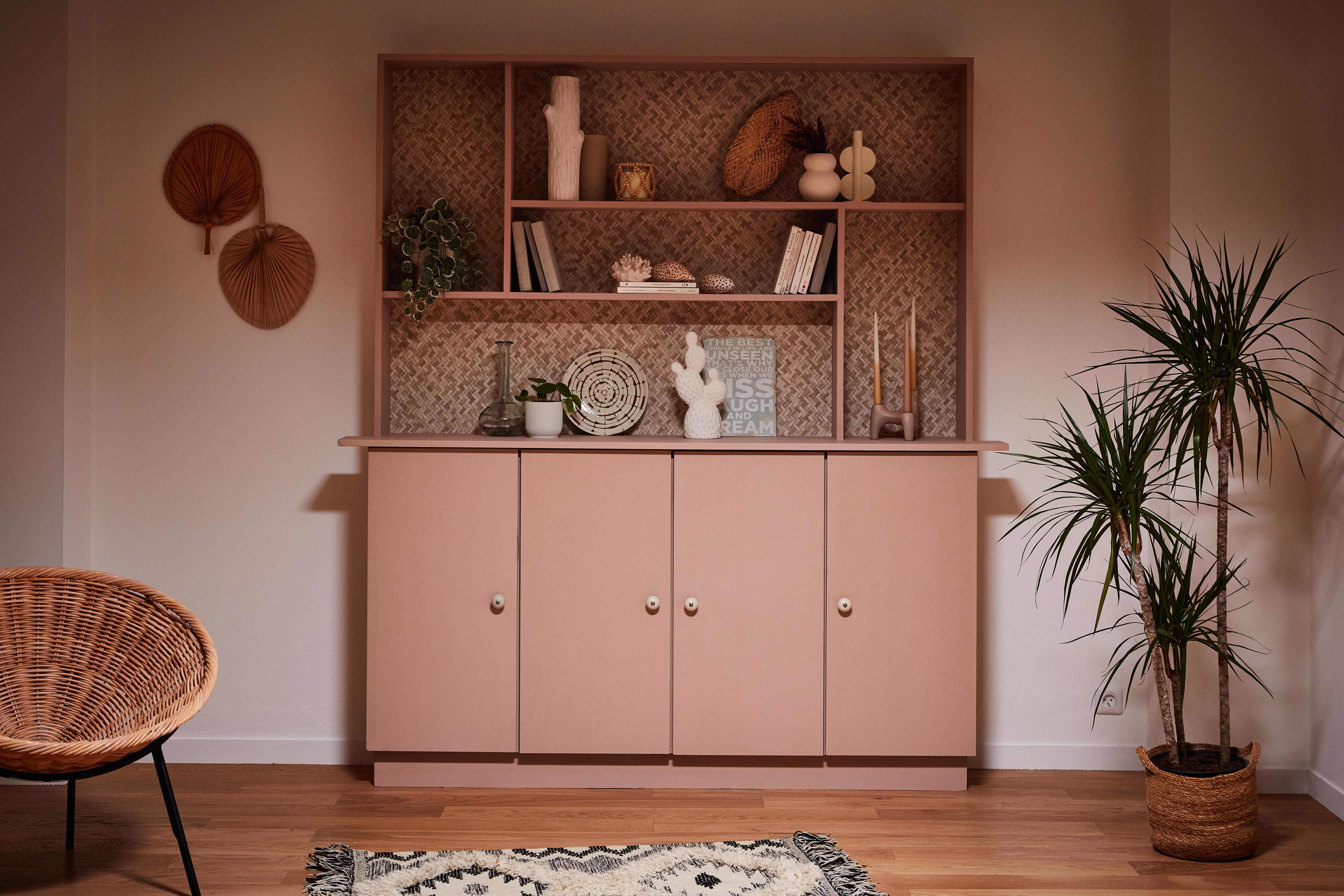 Peinture mur, boiserie rose liberté velours LIBÉRON 163 faubourg 2.5L - 4