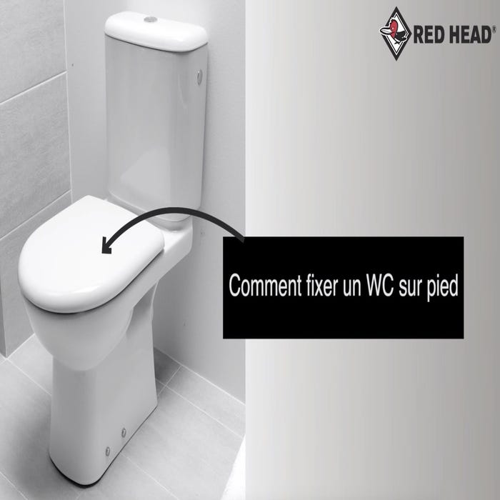 fixer un wc sur pied facilement