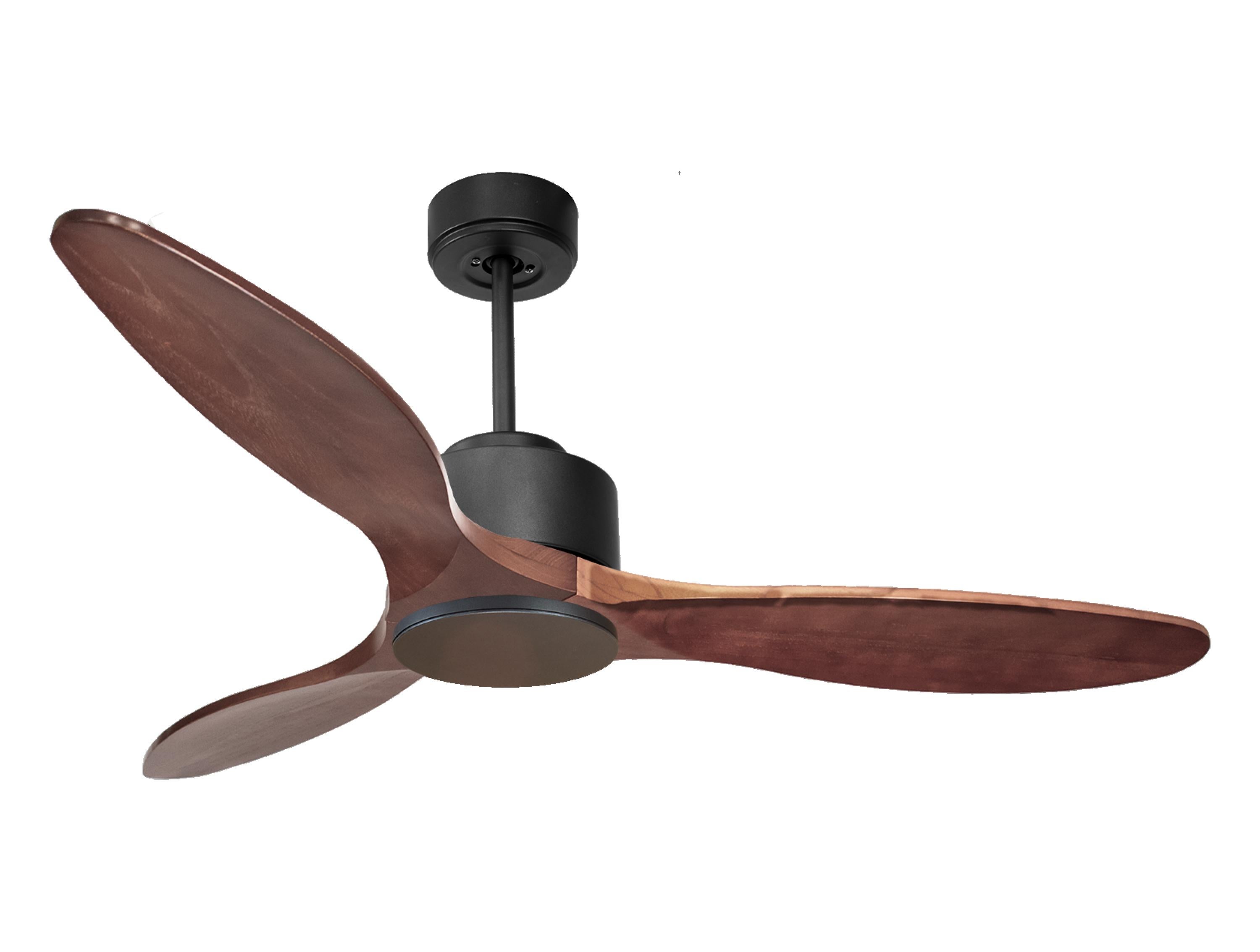 Ventilador de techo sin luz motor dc lima d132 05 11 purline naranja 132 cm