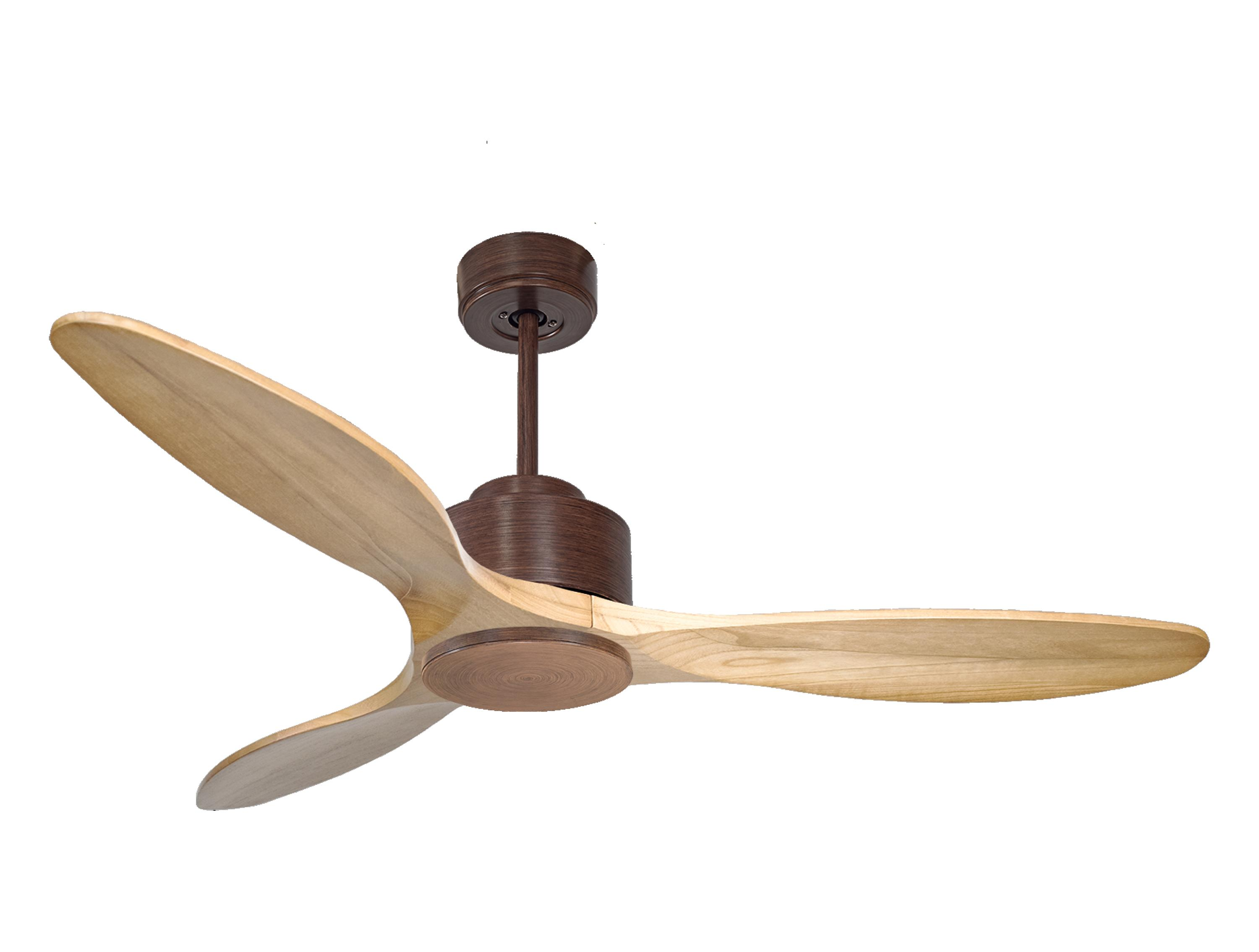 Ventilador de techo sin luz motor dc lima d132 06 16 purline marrón 132 cm