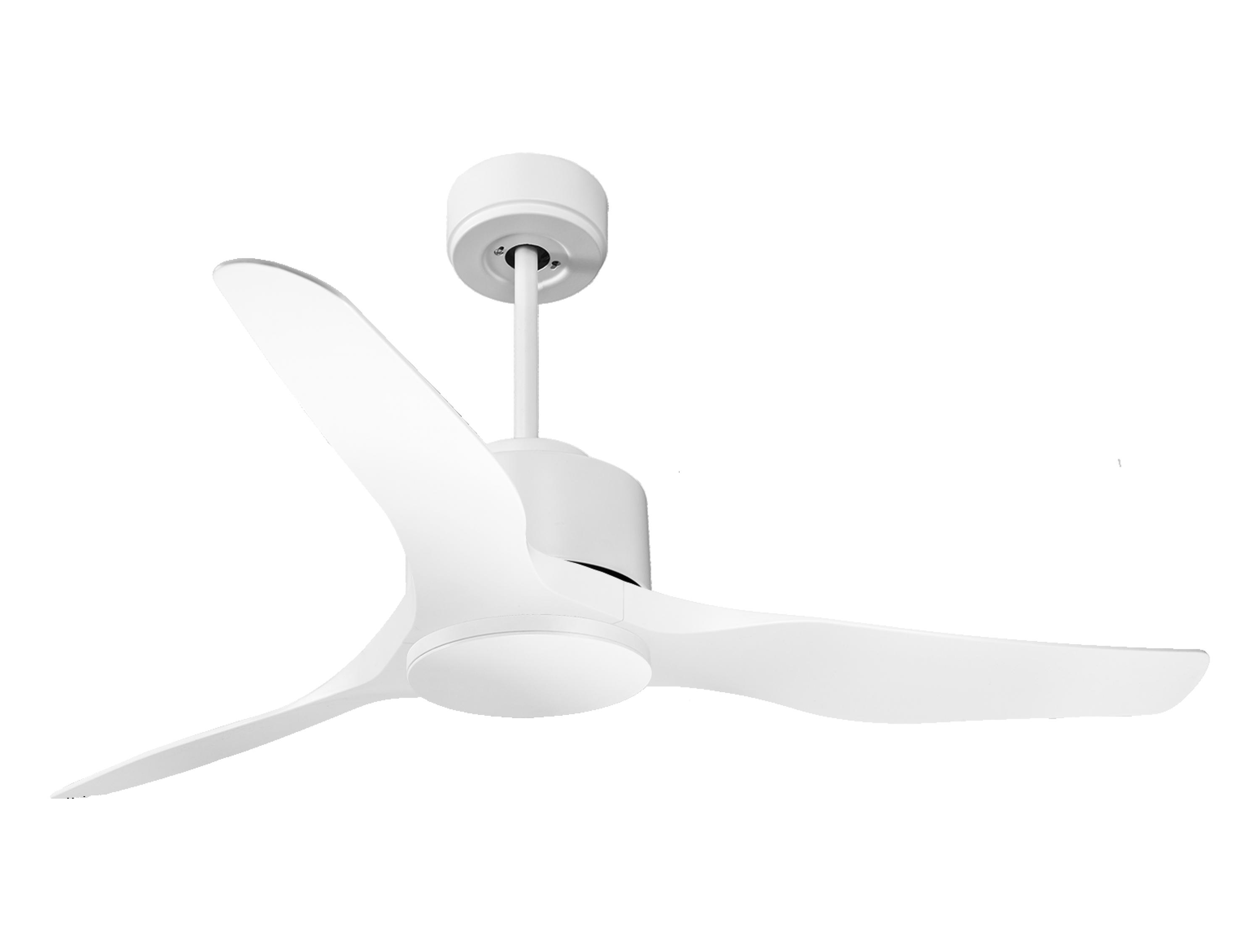 Ventilador de techo sin luz motor dc baza d127 02 12 purline blanco 127 cm
