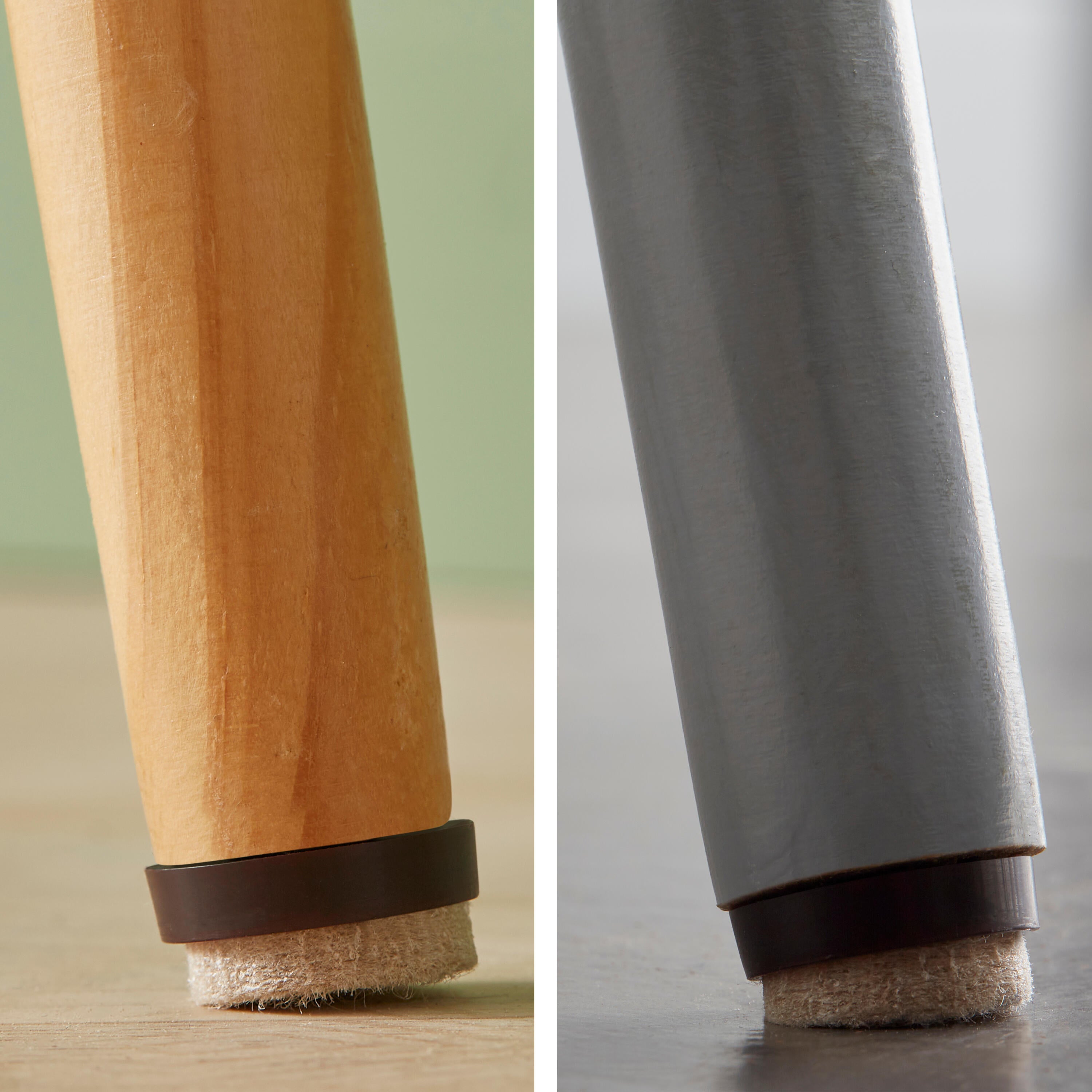 4 patín redondos para clavar STANDERS beige de ø 22 mm - 4