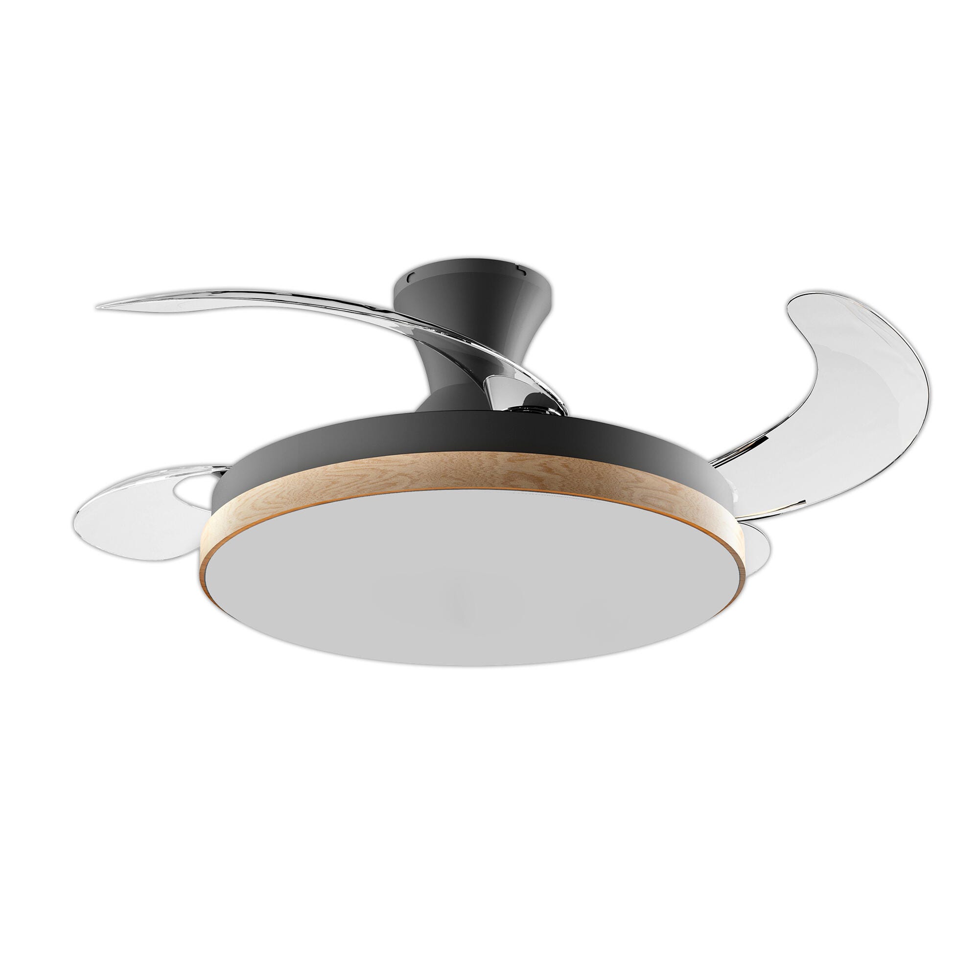 Ventilador De Techo Con Luz Retr ctil Silencioso DC Arte Confort Alma ventilador-de-techo-con-luz-retr-ctil-silencioso-dc-arte-confort-alma