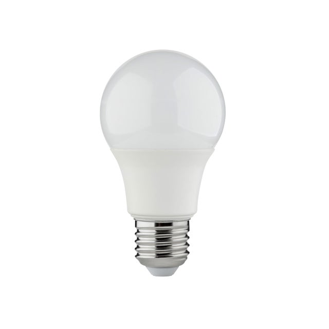 Bombilla LED E27 470 lúmenes 4.9W color de la luz blanco cálido 2700K CRI 89-80 luz natural y fiel clase energética F