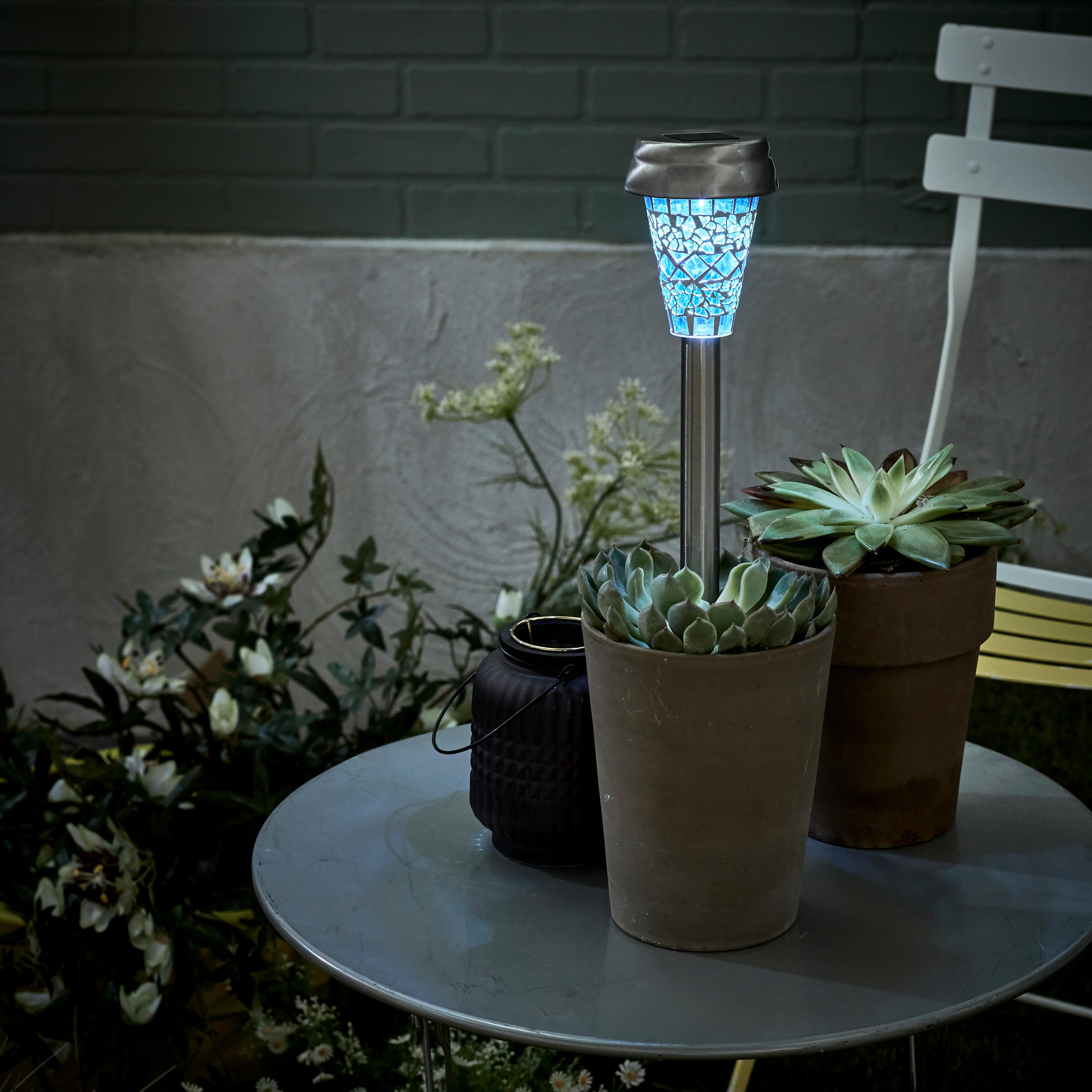 Lampa solna wbijana srebrna 36 cm IP33 LED Inspire - 3