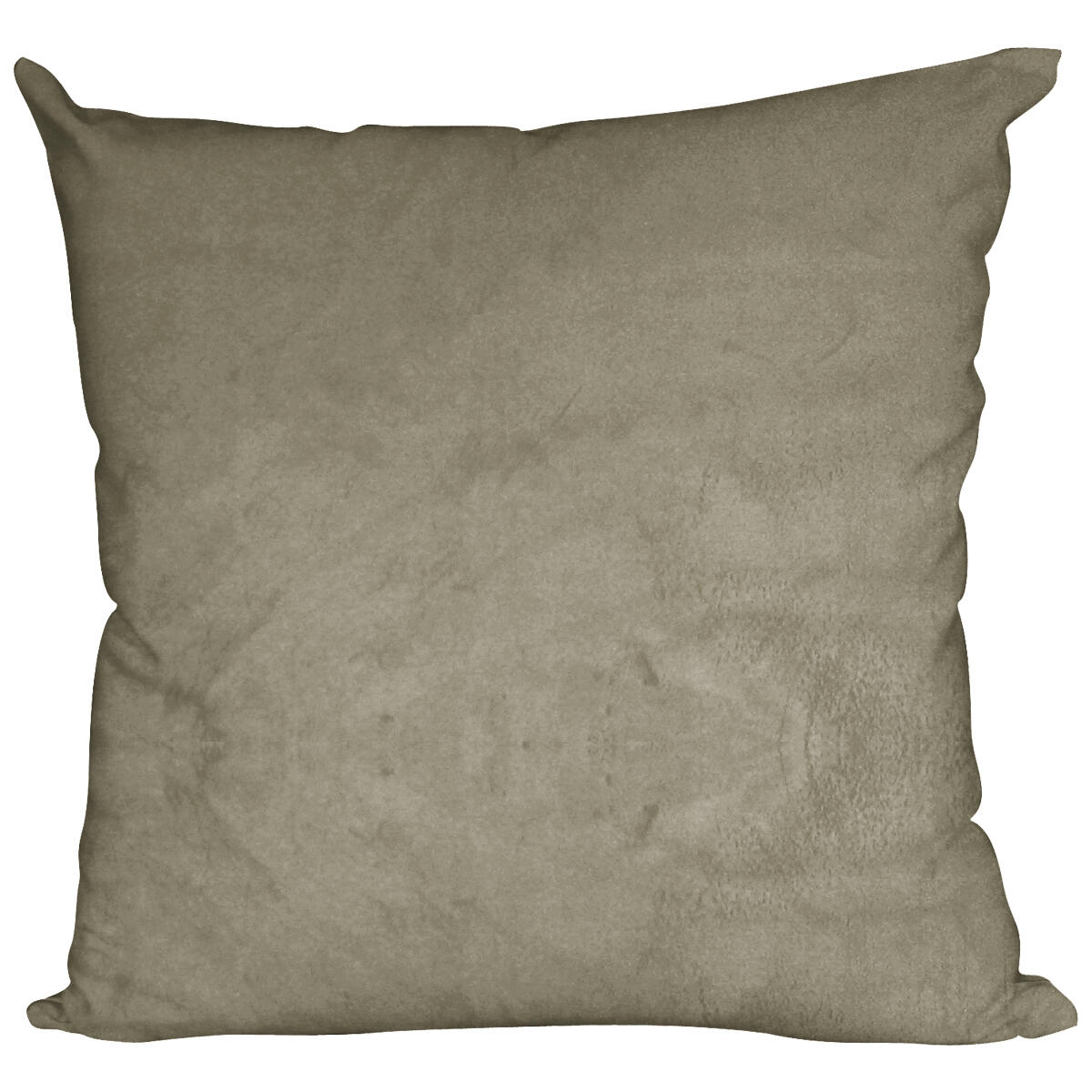 Cuscino Sfoderabile Atmosfera In Cotone 38x38 Cm - Colore Tortora - Federa Con Cerniera Nascosta