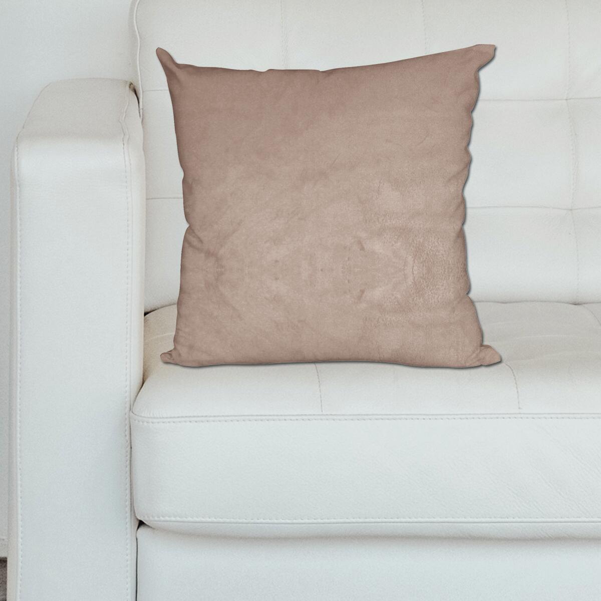 Cuscino Velus rosa 50 x 50 cm - 2